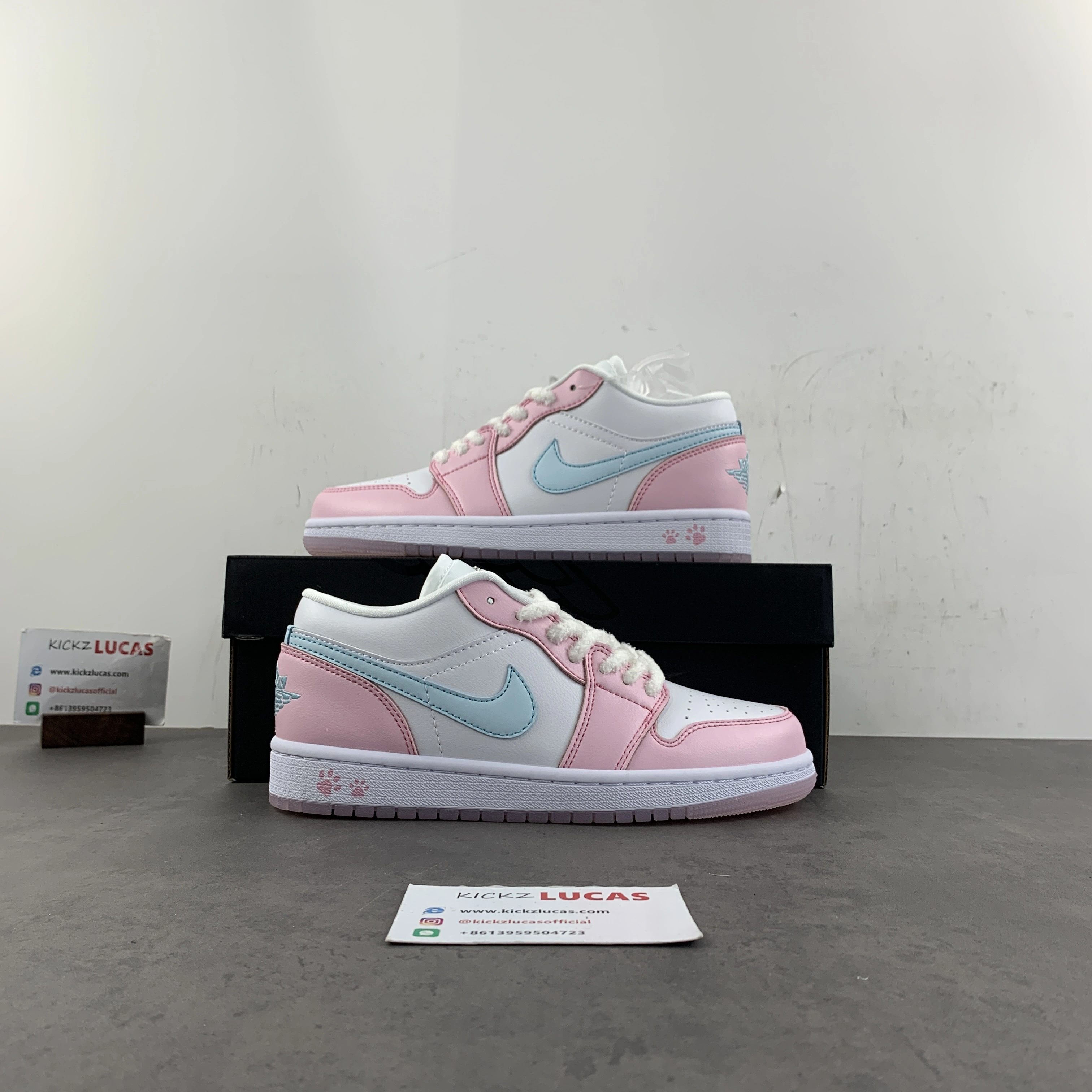 Air Jordan 1 Low SE Paw Print Pink Foam HM3706- QuickDry 1380