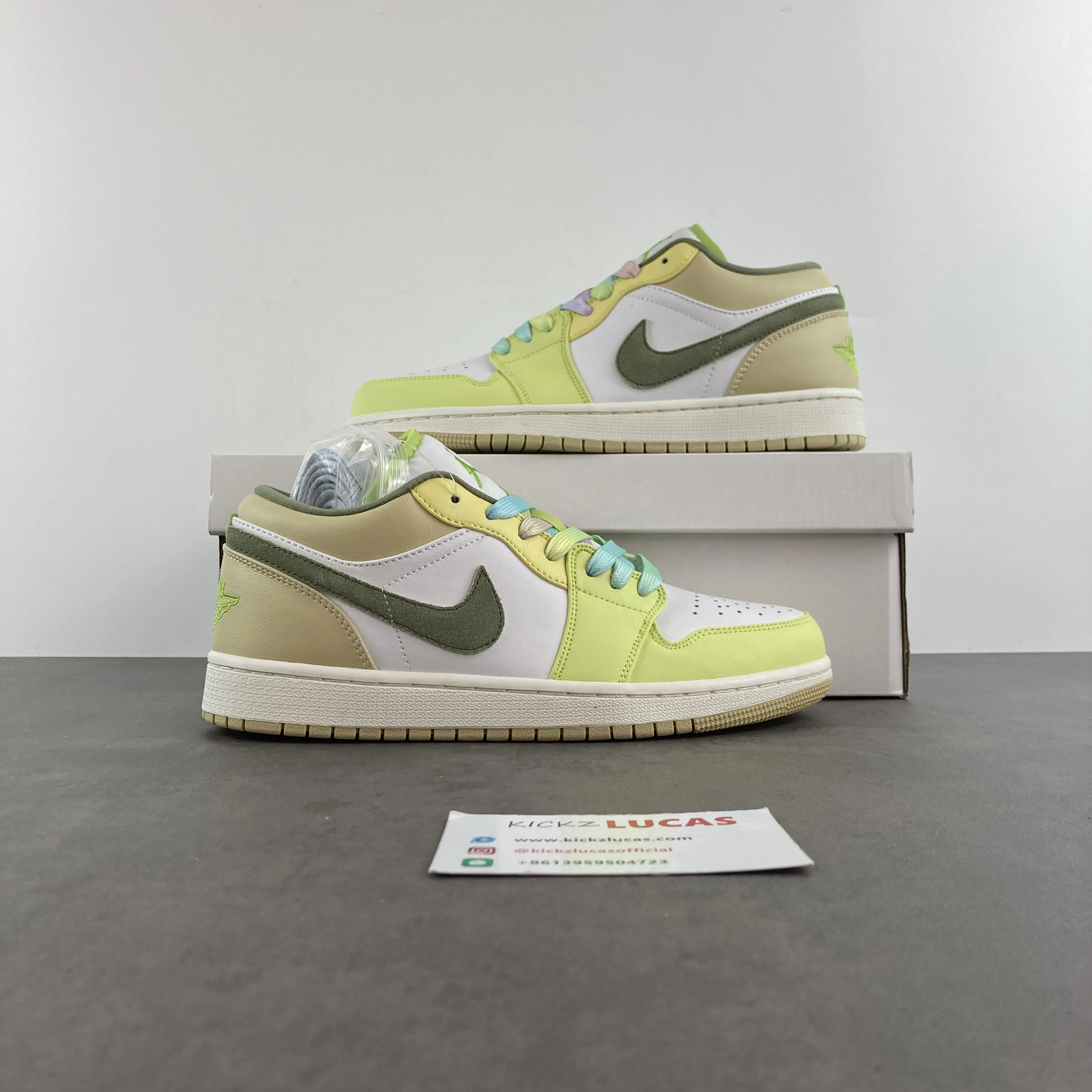 SmartChoice Air Jordan 1 Low Sail White Oil Green FD9906- 1587