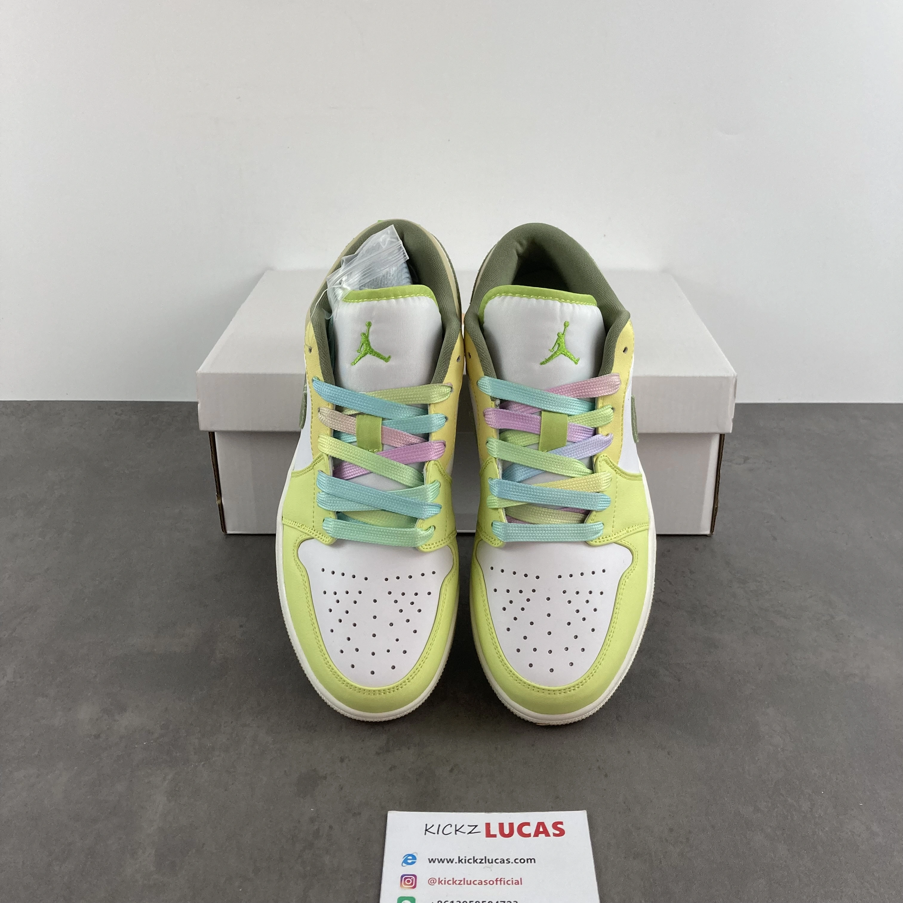 SmartChoice Air Jordan 1 Low Sail White Oil Green FD9906- 1587
