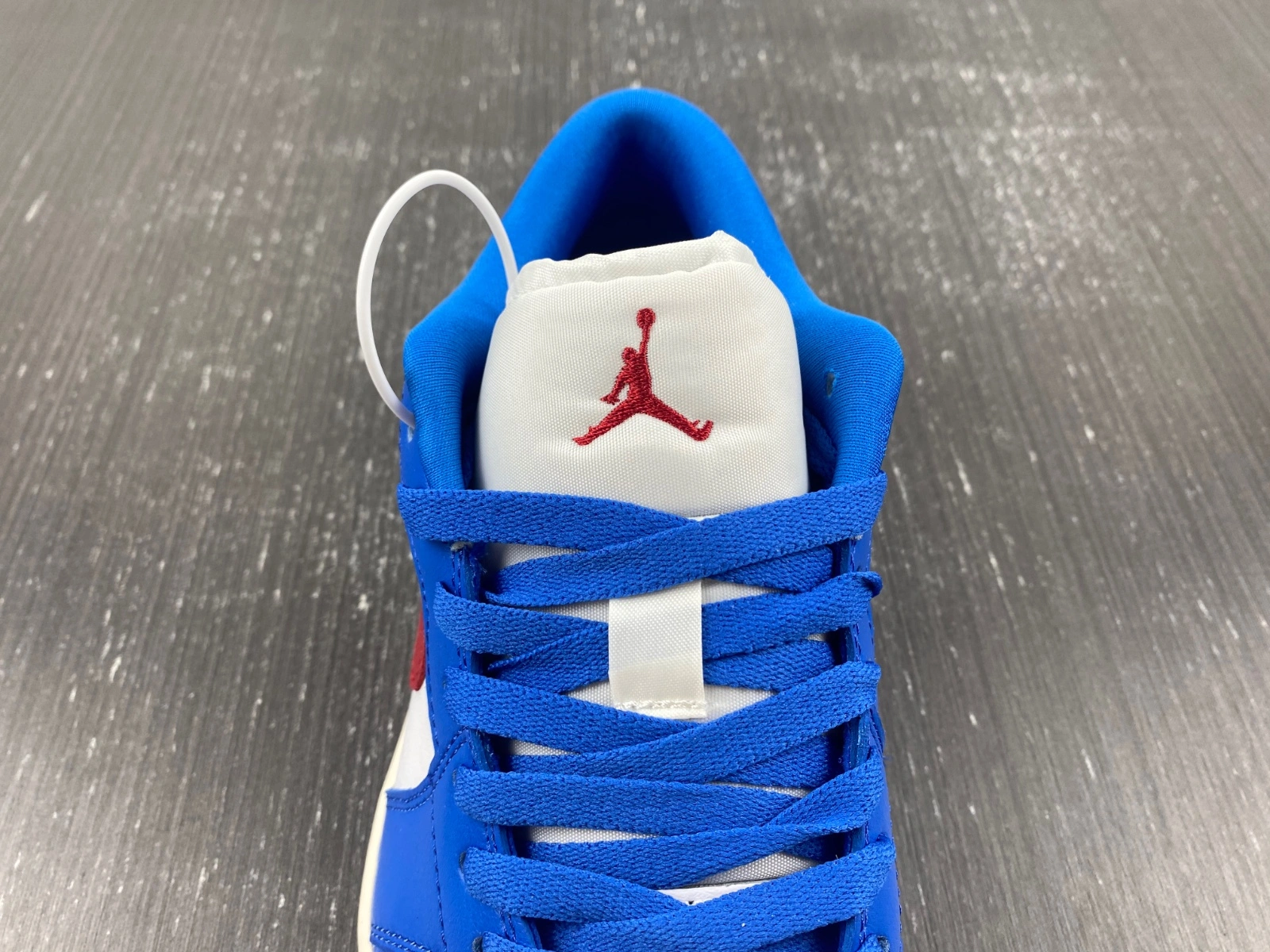 EyeCatching Air Jordan 1 Low Sport Blue Gym Red DC0774- 1530