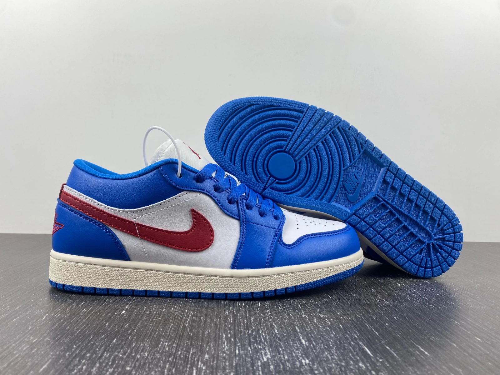 EyeCatching Air Jordan 1 Low Sport Blue Gym Red DC0774- 1530