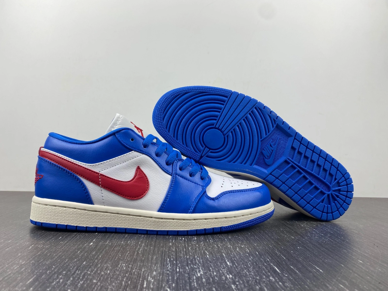 Air Jordan 1 Low Sport Blue Gym Red DC0774- Unisex 1565