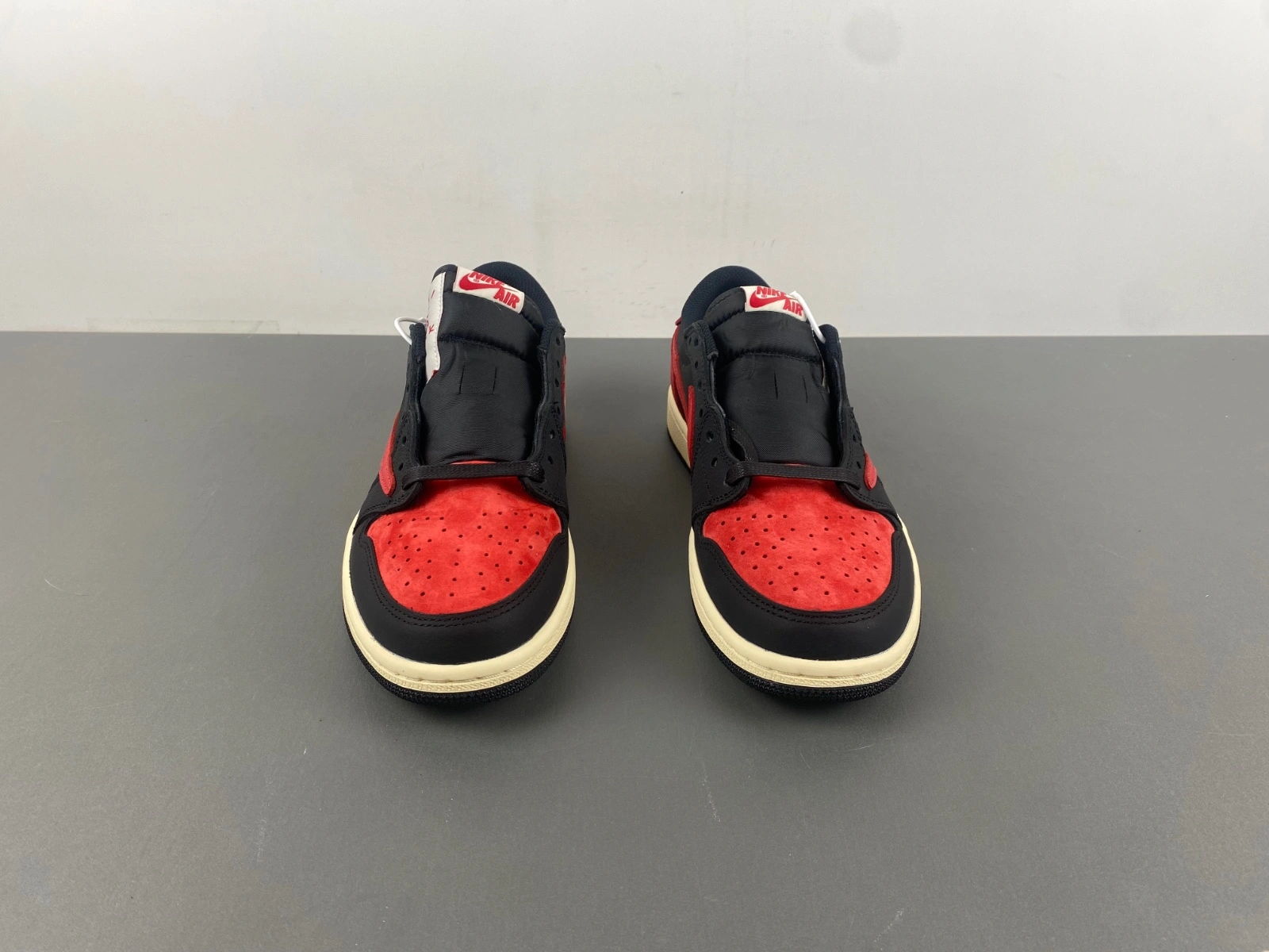 Lightweight Air Jordan 1 Low Travis Scott Black Red DM7866- 1358