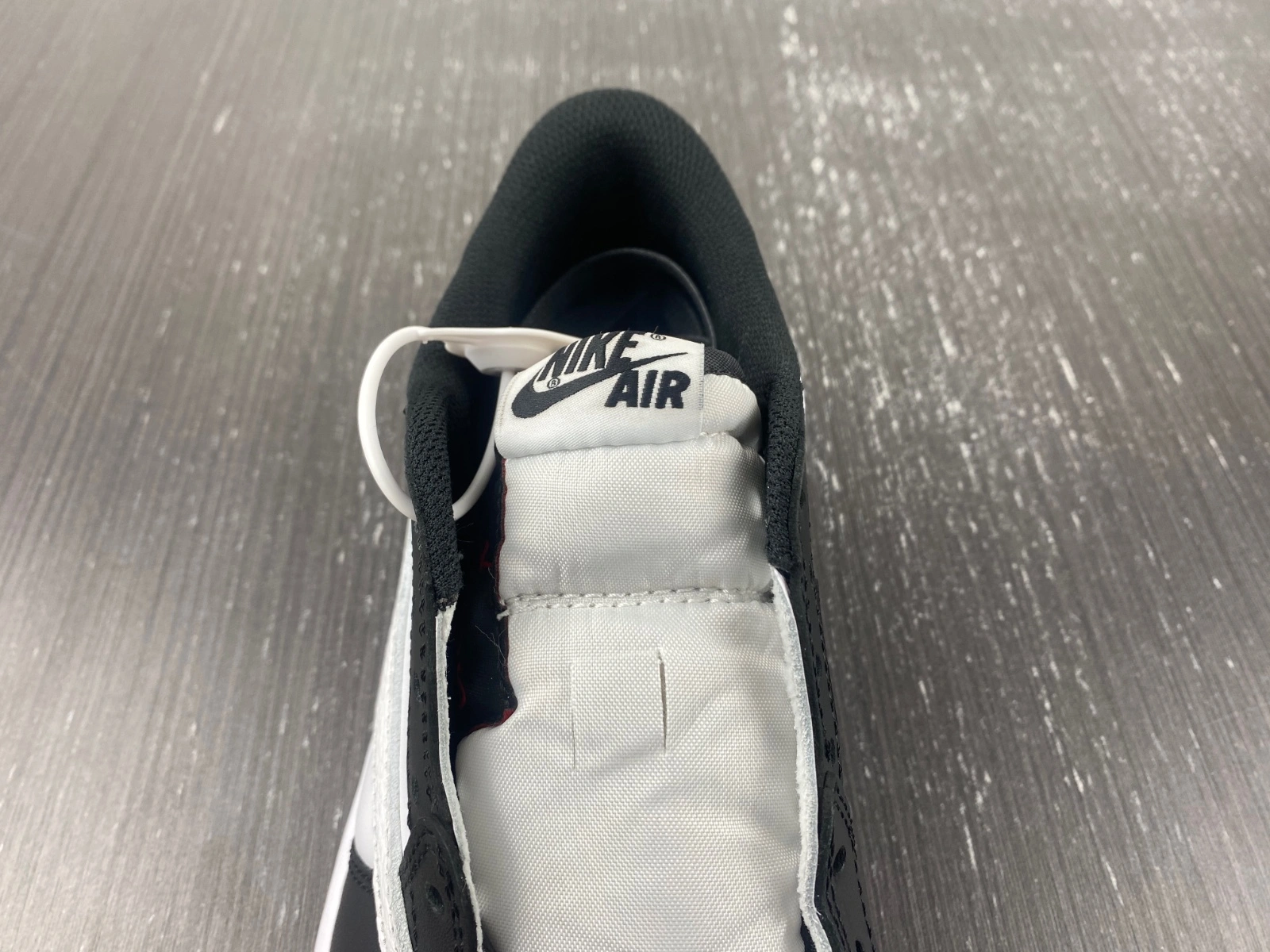Durable Air Jordan 1 Low Travis Scott Black White 1588