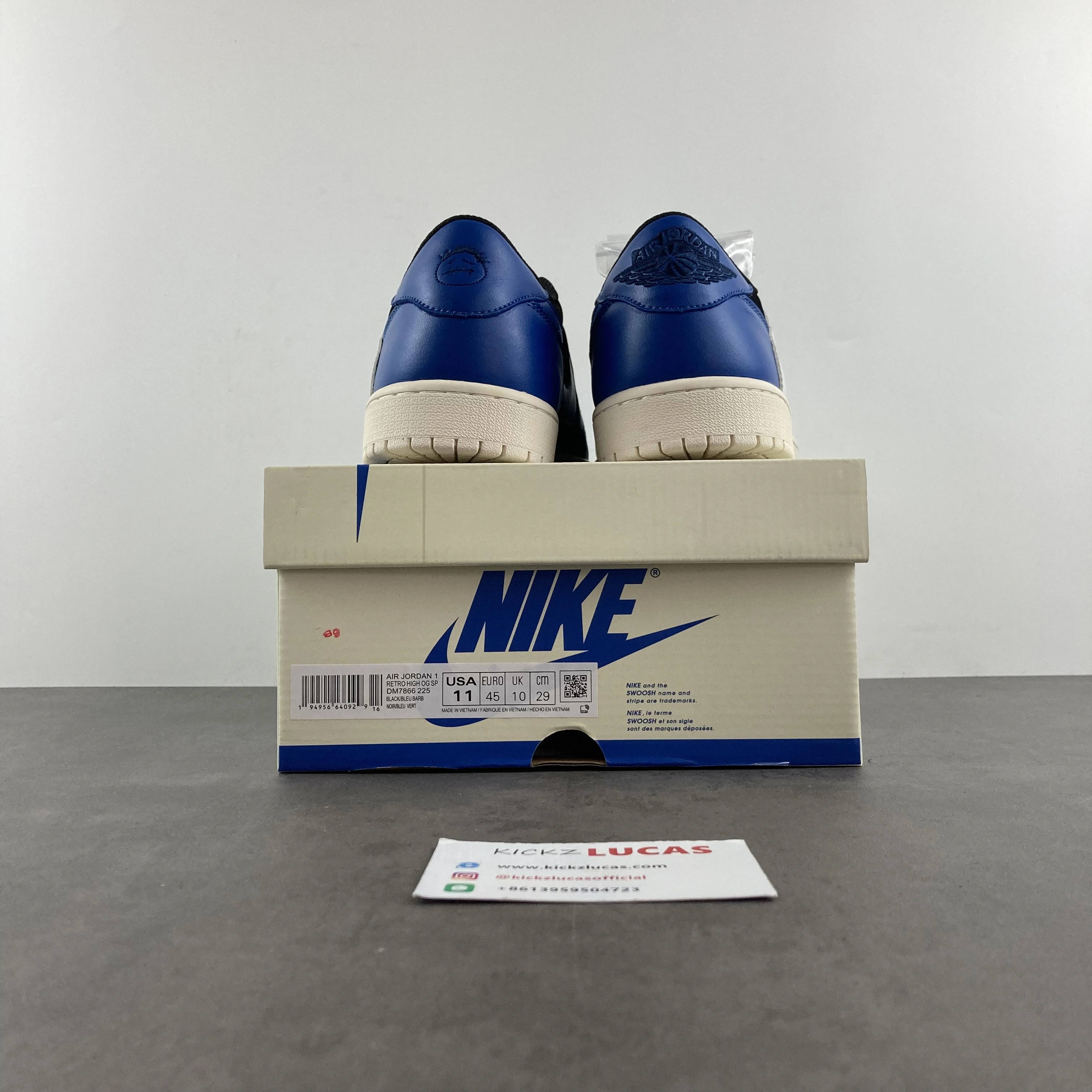 Durable Air Jordan 1 Low Travis Scott Blue KRAZ Custom Make 1525