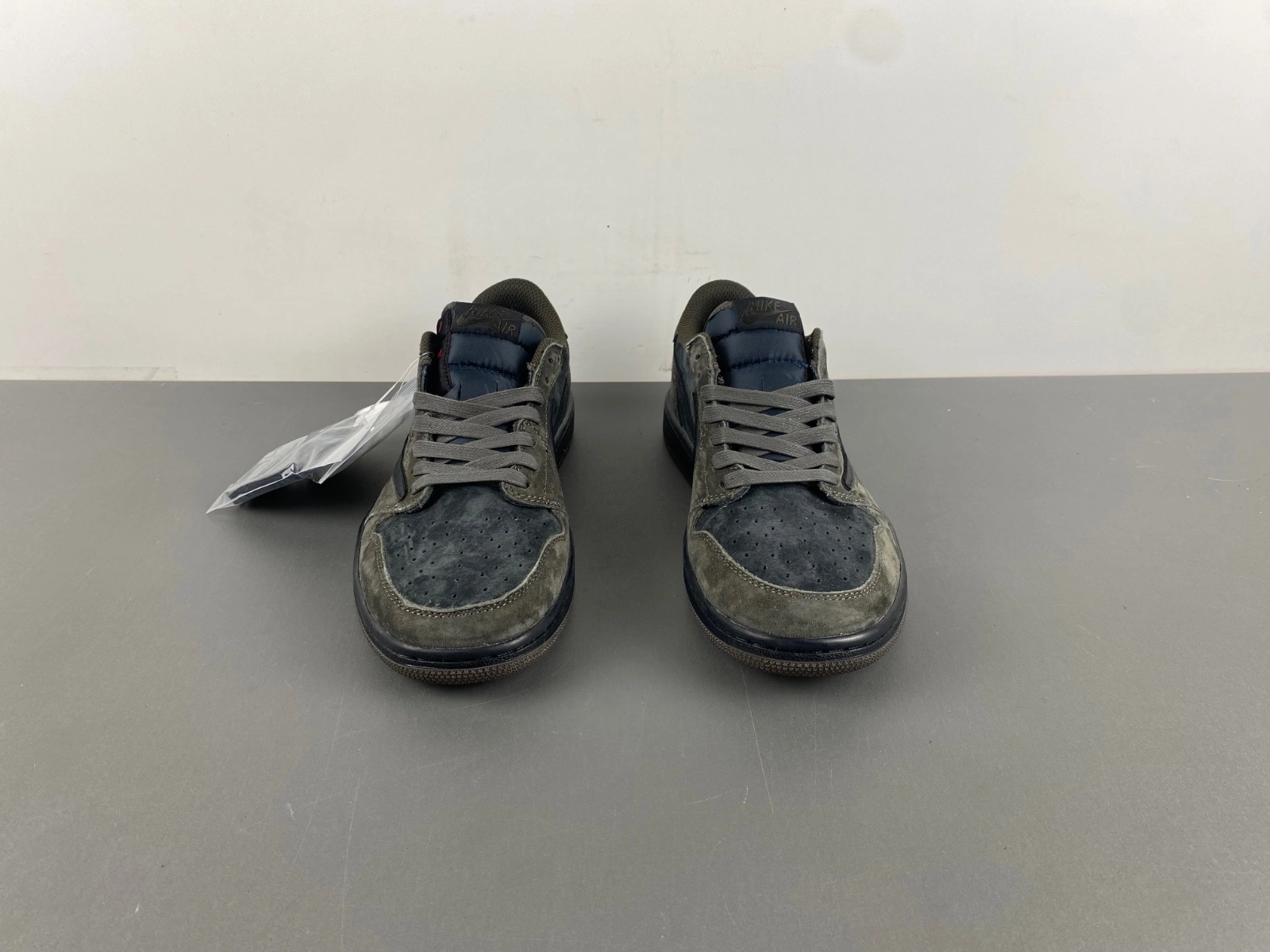 Compact Air Jordan 1 Low Travis Scott Brown Grey CQ4277- 1352