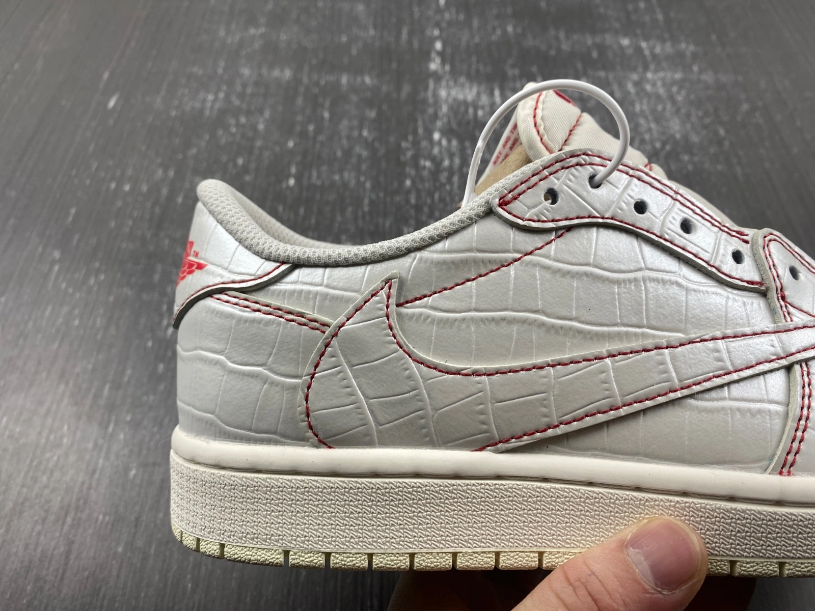 Popular Air Jordan 1 Low Travis Scott Crocodile print DM7866- 1415
