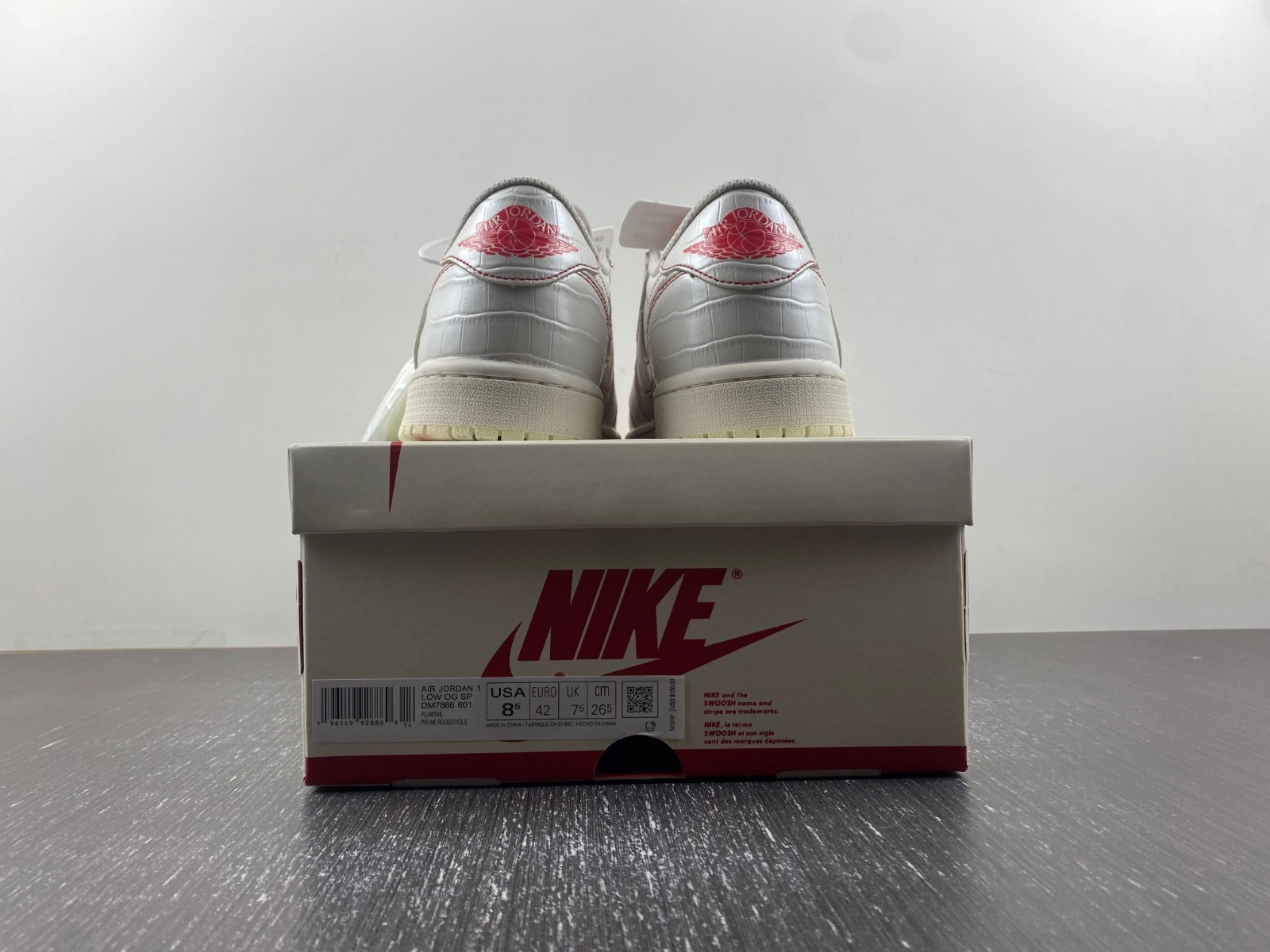 Popular Air Jordan 1 Low Travis Scott Crocodile print DM7866- 1415