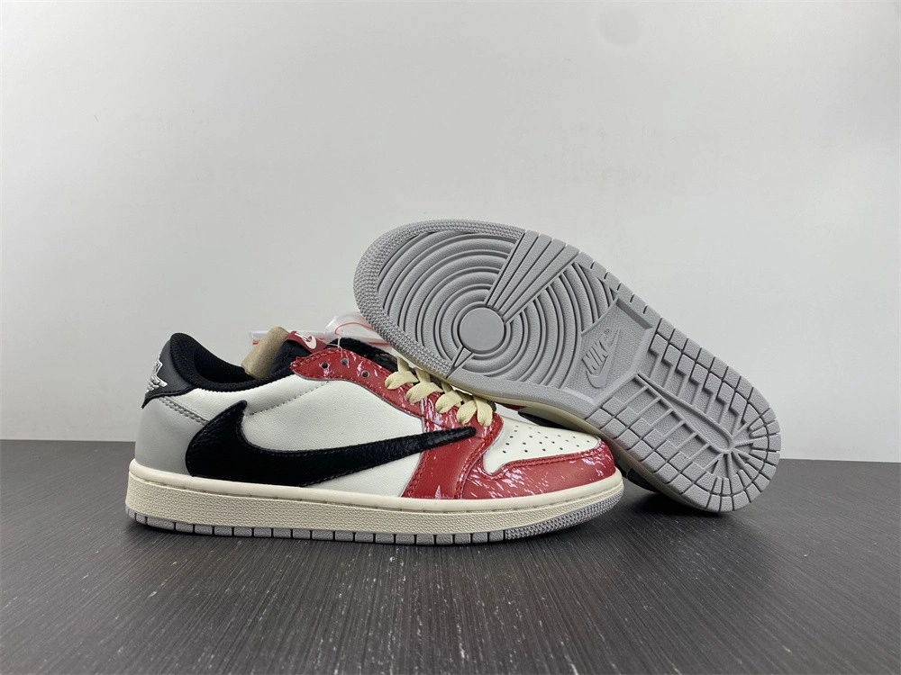 Comfortable Air Jordan 1 Low Travis Scott Customized DM7866- 1638
