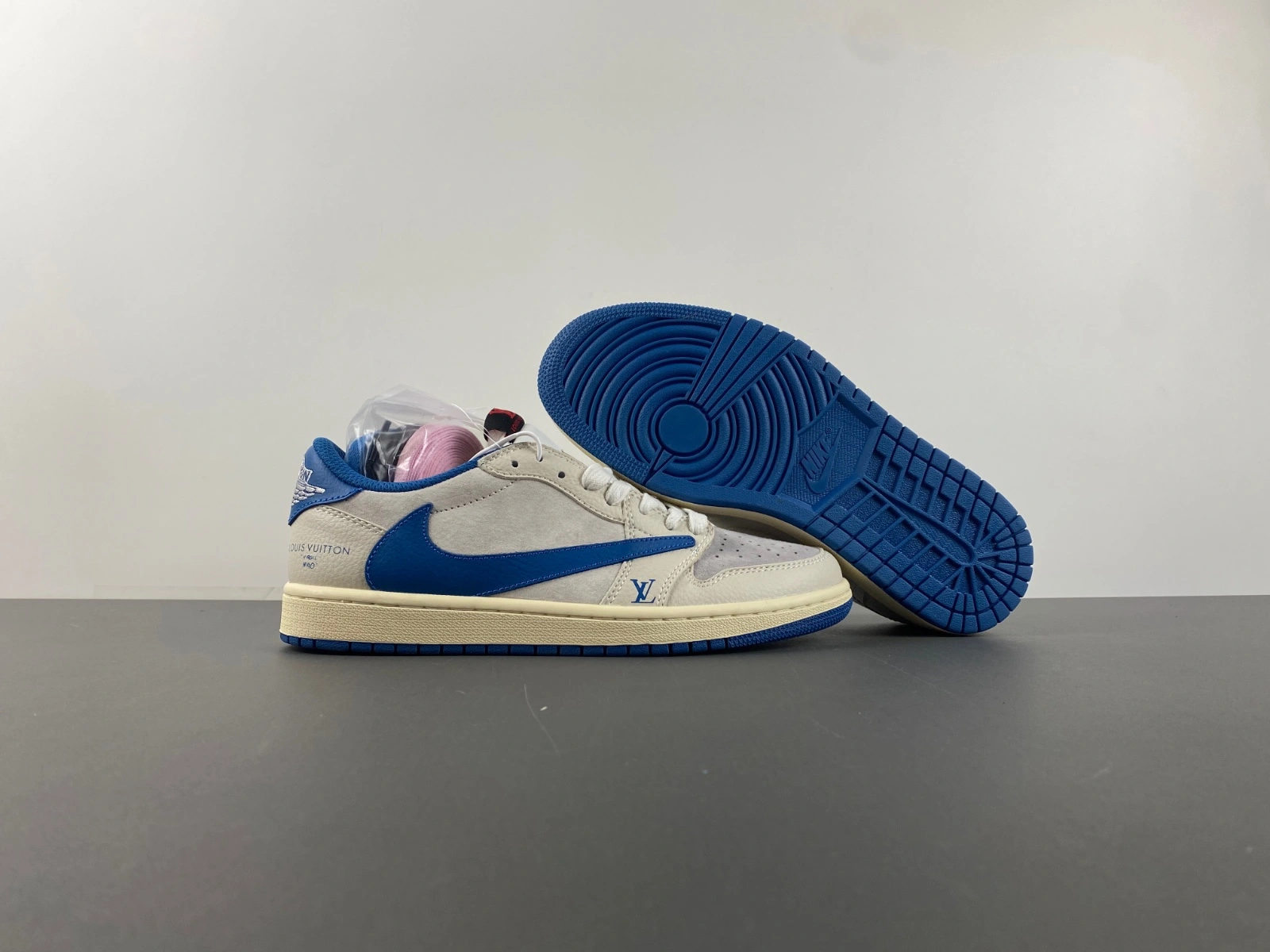 Air Jordan 1 Low Travis Scott L*V Blue Grey LX1988- AllSeason 1355
