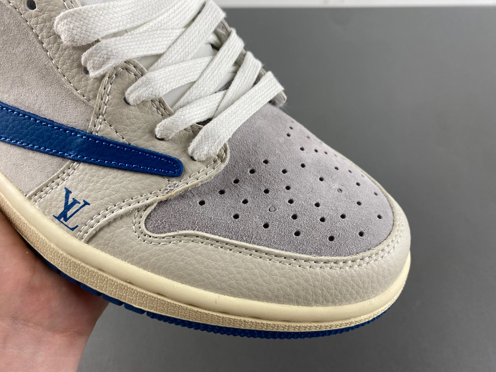 Air Jordan 1 Low Travis Scott L*V Blue Grey LX1988- AllSeason 1355