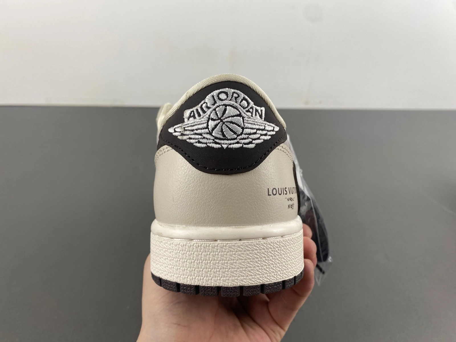 FlexibleFit Air Jordan 1 Low Travis Scott L*V White Grey LX1988- 1364