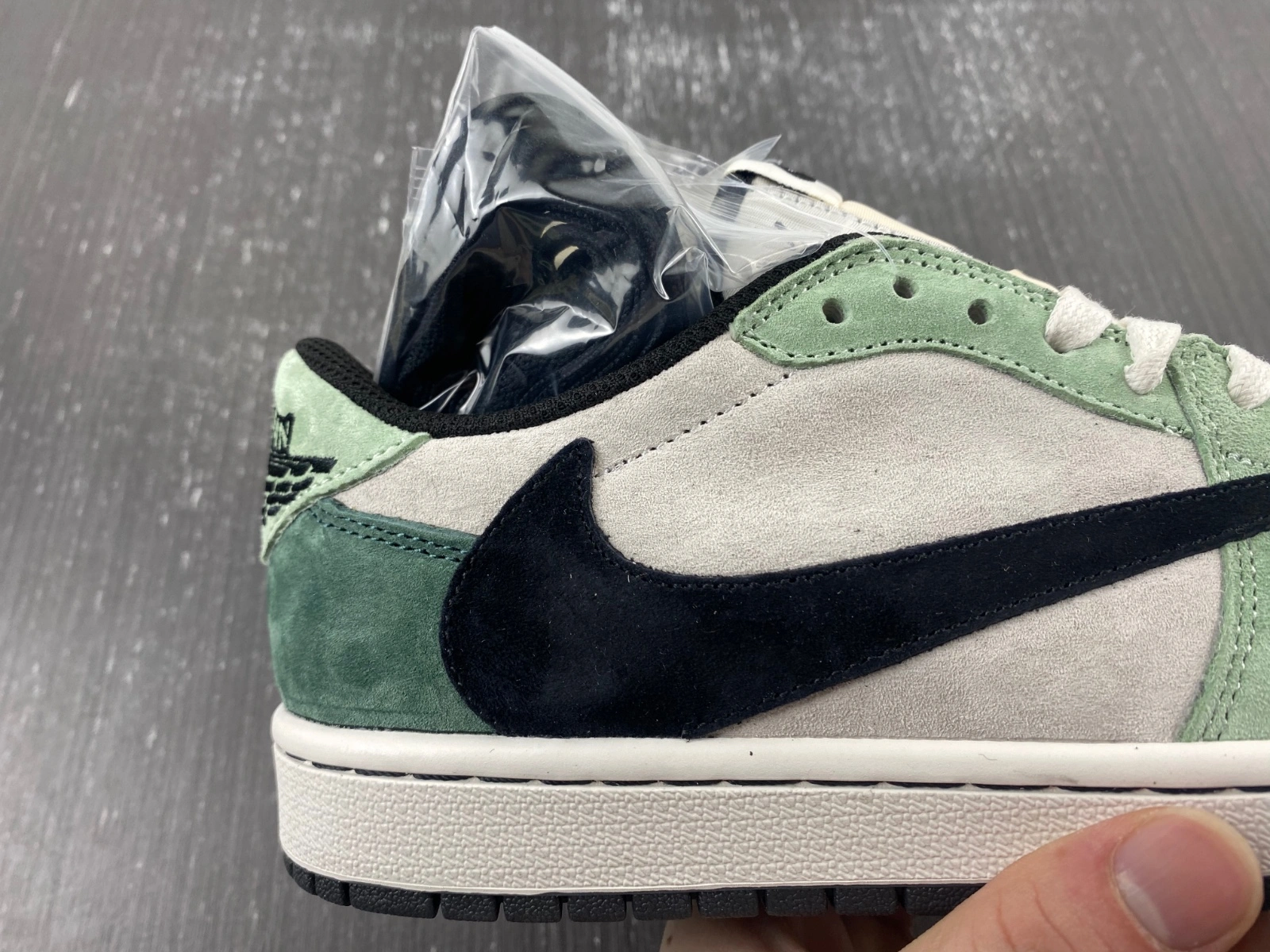 Timeless Air Jordan 1 Low Travis Scott Light Green DM7866- 1458