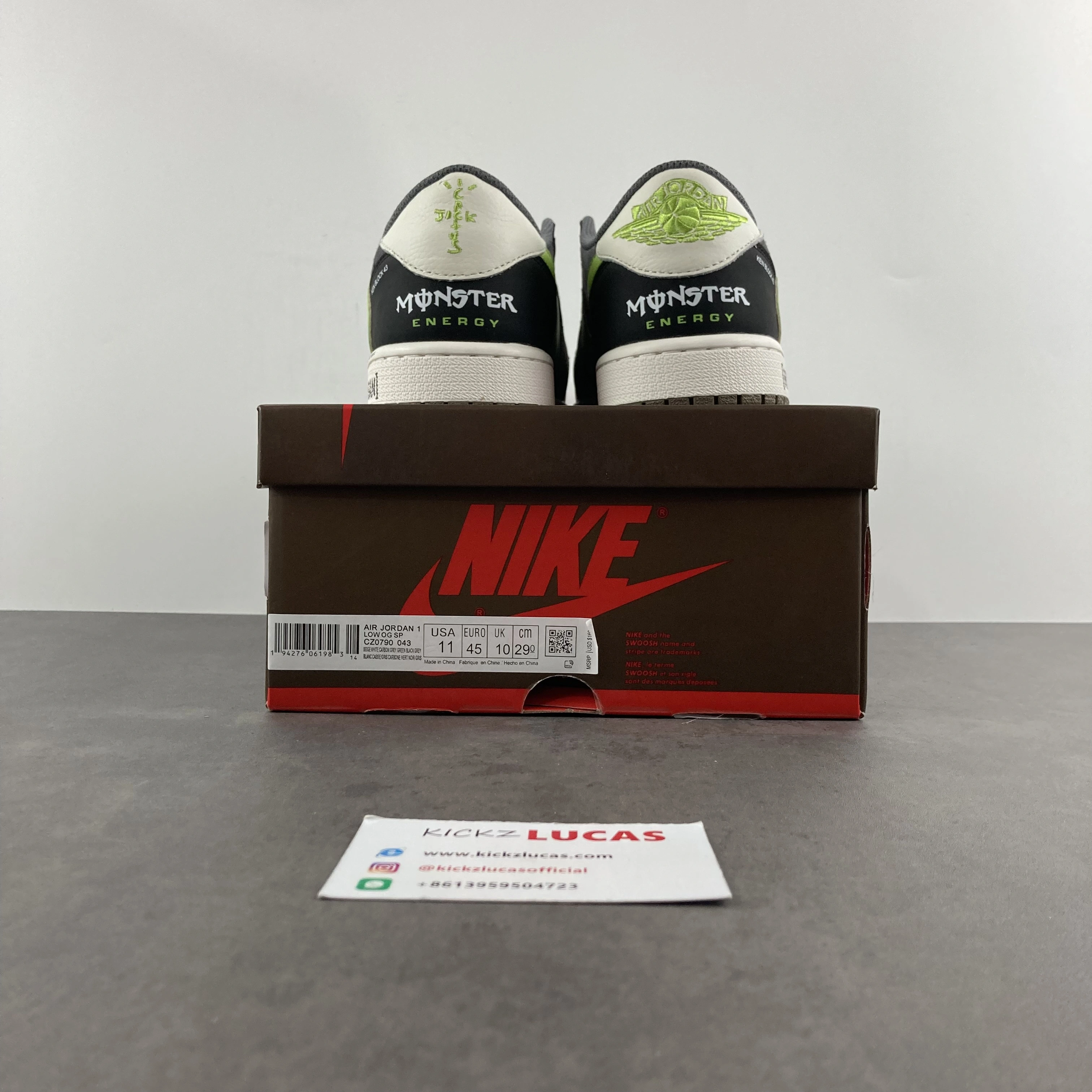 Thermal Air Jordan 1 Low Travis Scott Momster CZ0790- 1528