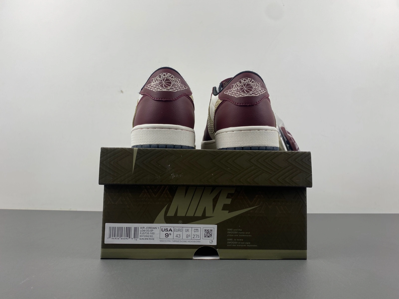 StreetReady Air Jordan 1 Low Travis Scott Year of the Dragon FJ5735- 1412