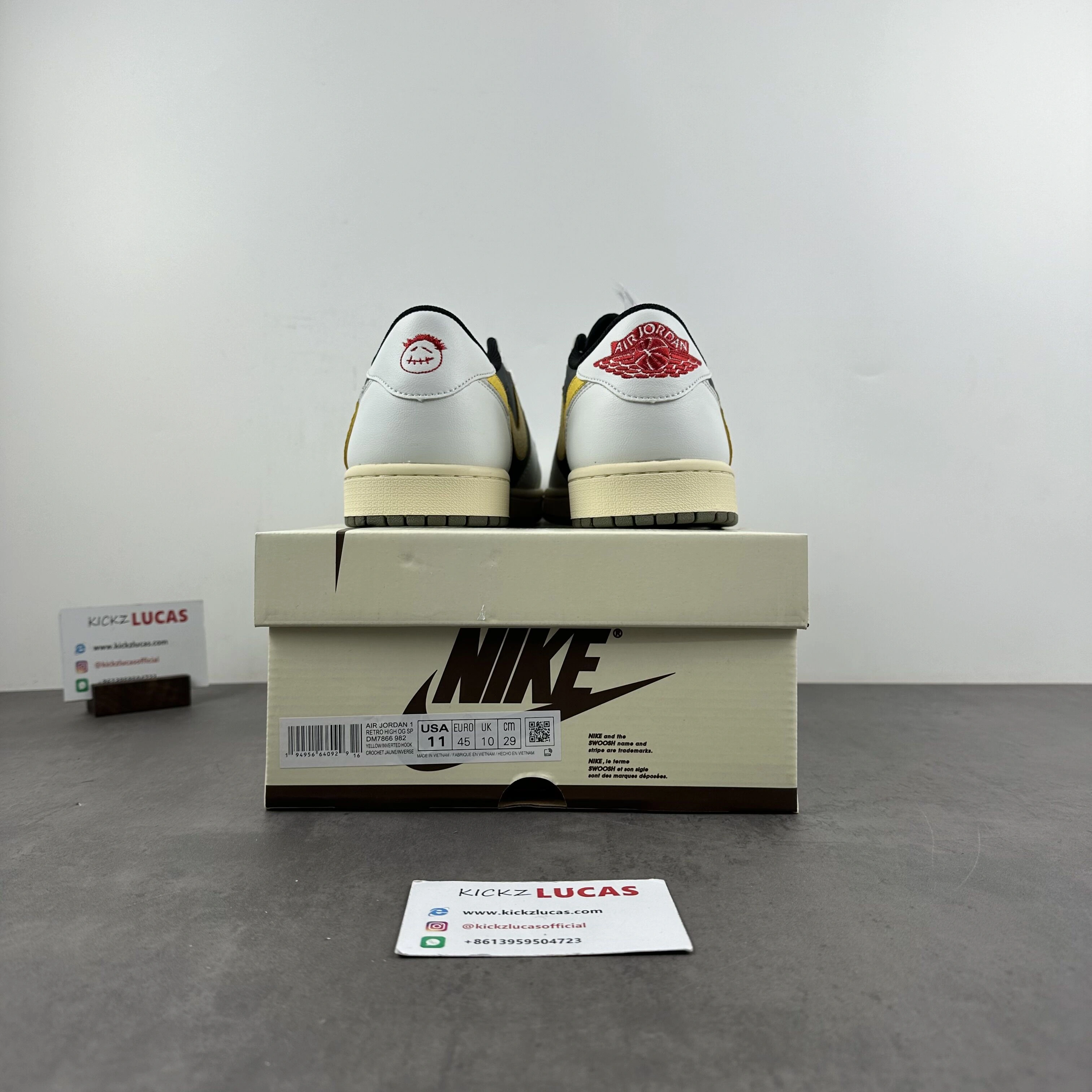 Reliable Air Jordan 1 Low Travis Scott Yellow DM7866- 1473