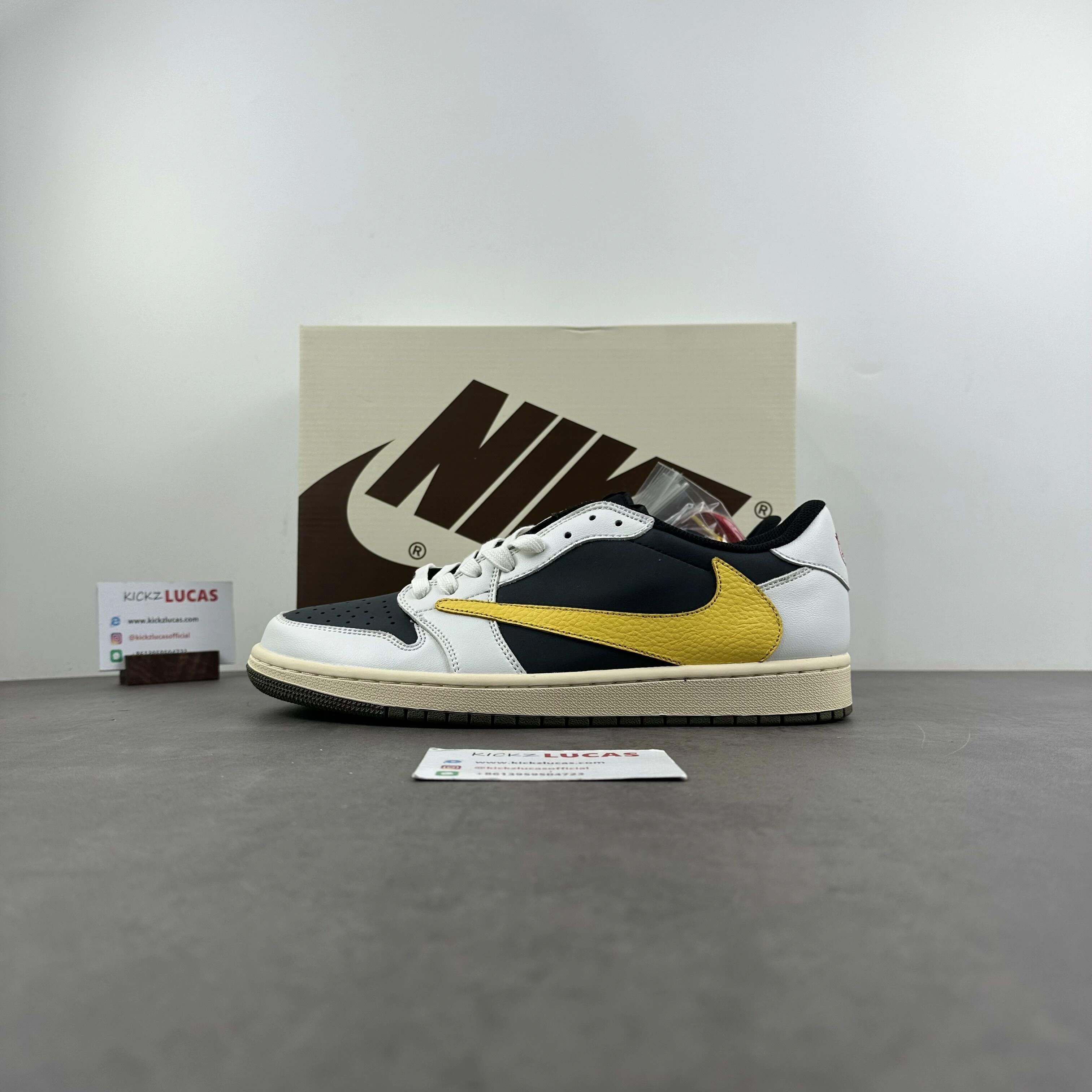 Reliable Air Jordan 1 Low Travis Scott Yellow DM7866- 1473