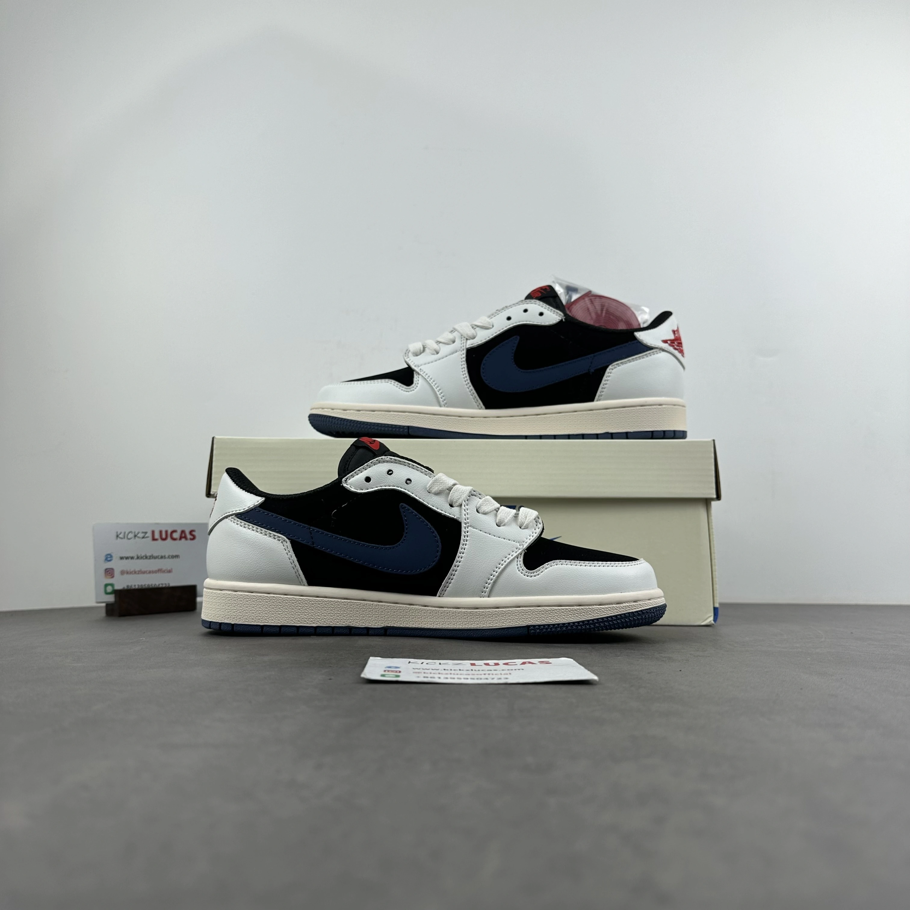 Sleek Air Jordan 1 Low Travis Scott blue DM7866- 1466