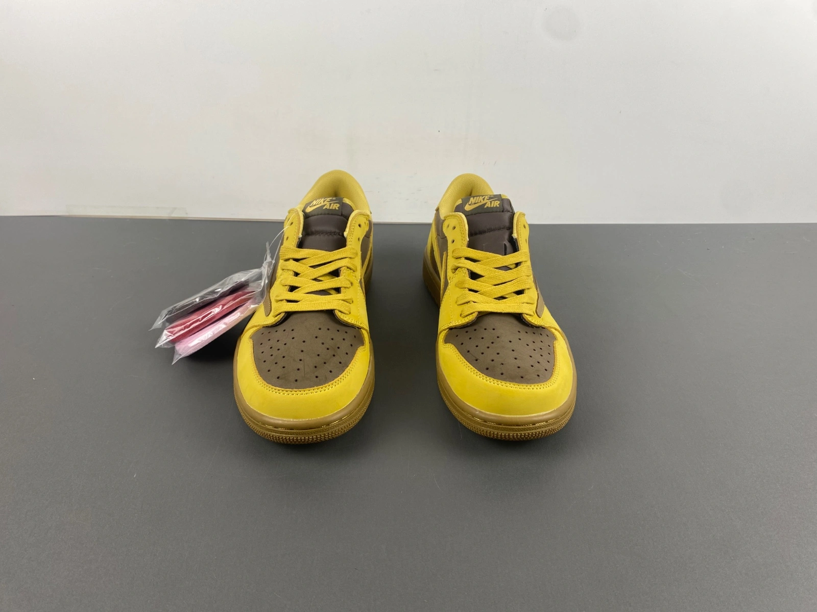 Air Jordan 1 Low Travis Scott khaki Yellow DM7866- Functional 1371