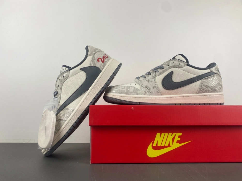 Snug Air Jordan 1 Low Travis Scott snake XS3086- 1341