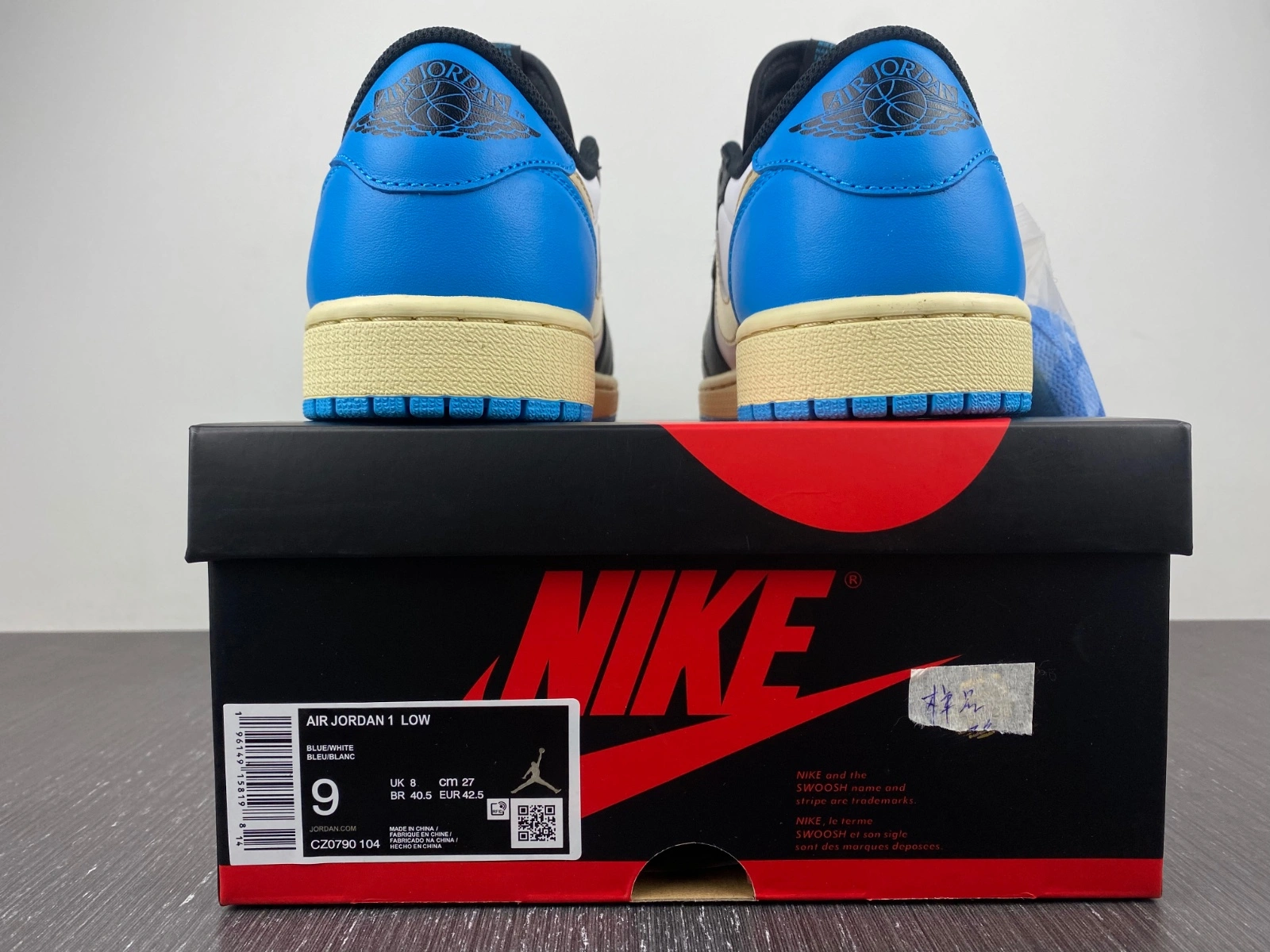Air Jordan 1 Low UNC Glod CZ0790- Lightweight 1596