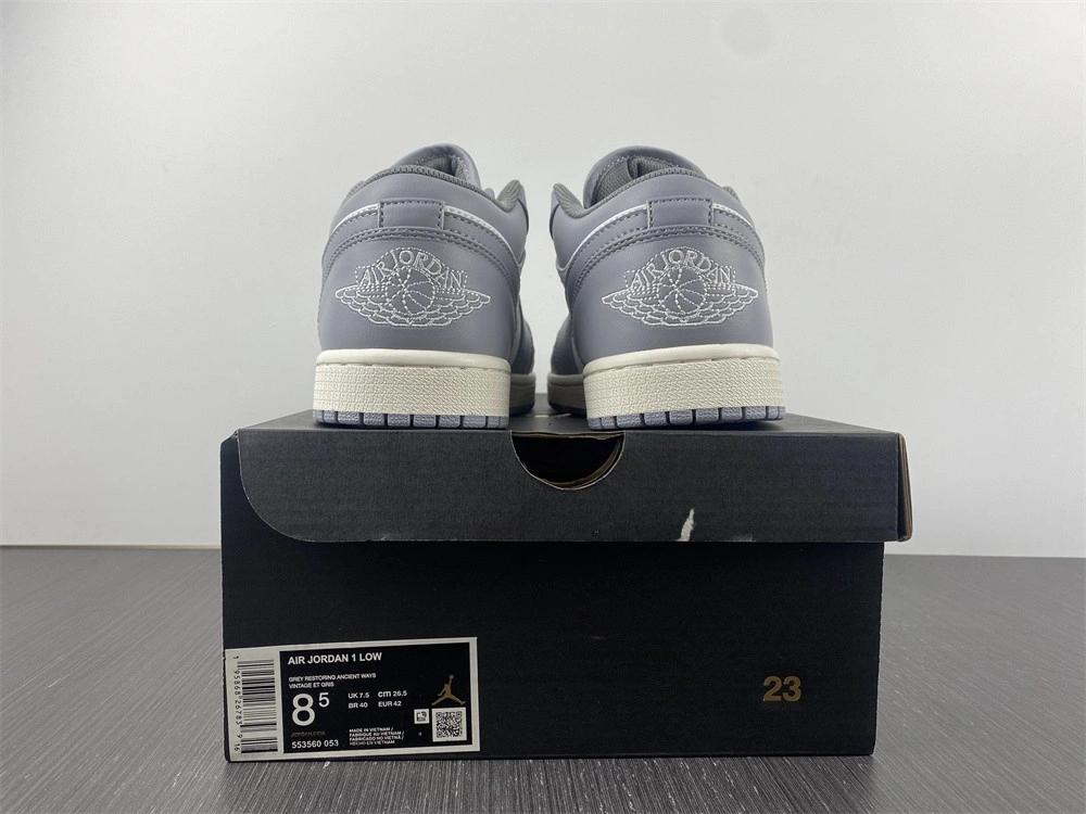 Air Jordan 1 Low Vintage Grey 553560- Thermal 1645