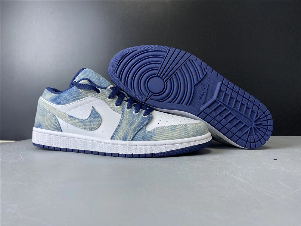 SportInspired Air Jordan 1 Low Washed Denim CZ8455- 1649