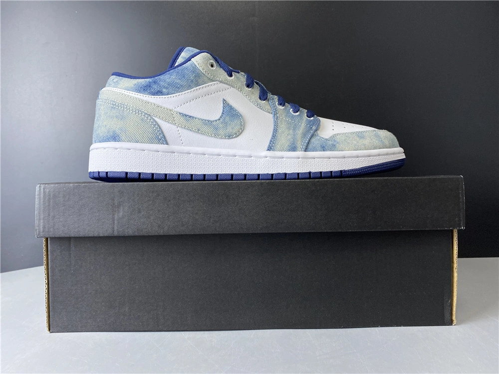 SportInspired Air Jordan 1 Low Washed Denim CZ8455- 1649