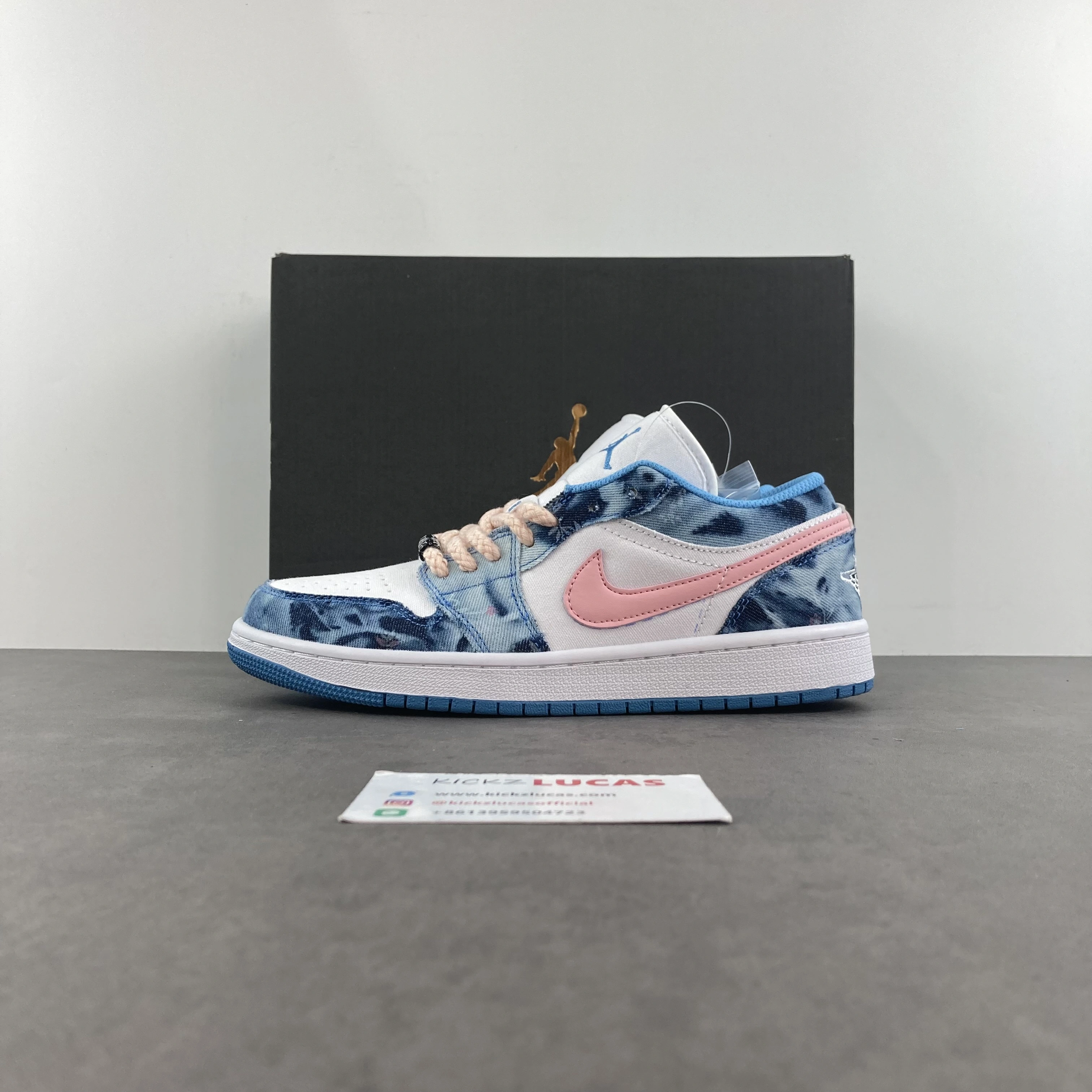 Efficient Air Jordan 1 Low Washed Denim Pink DM8947- 1497