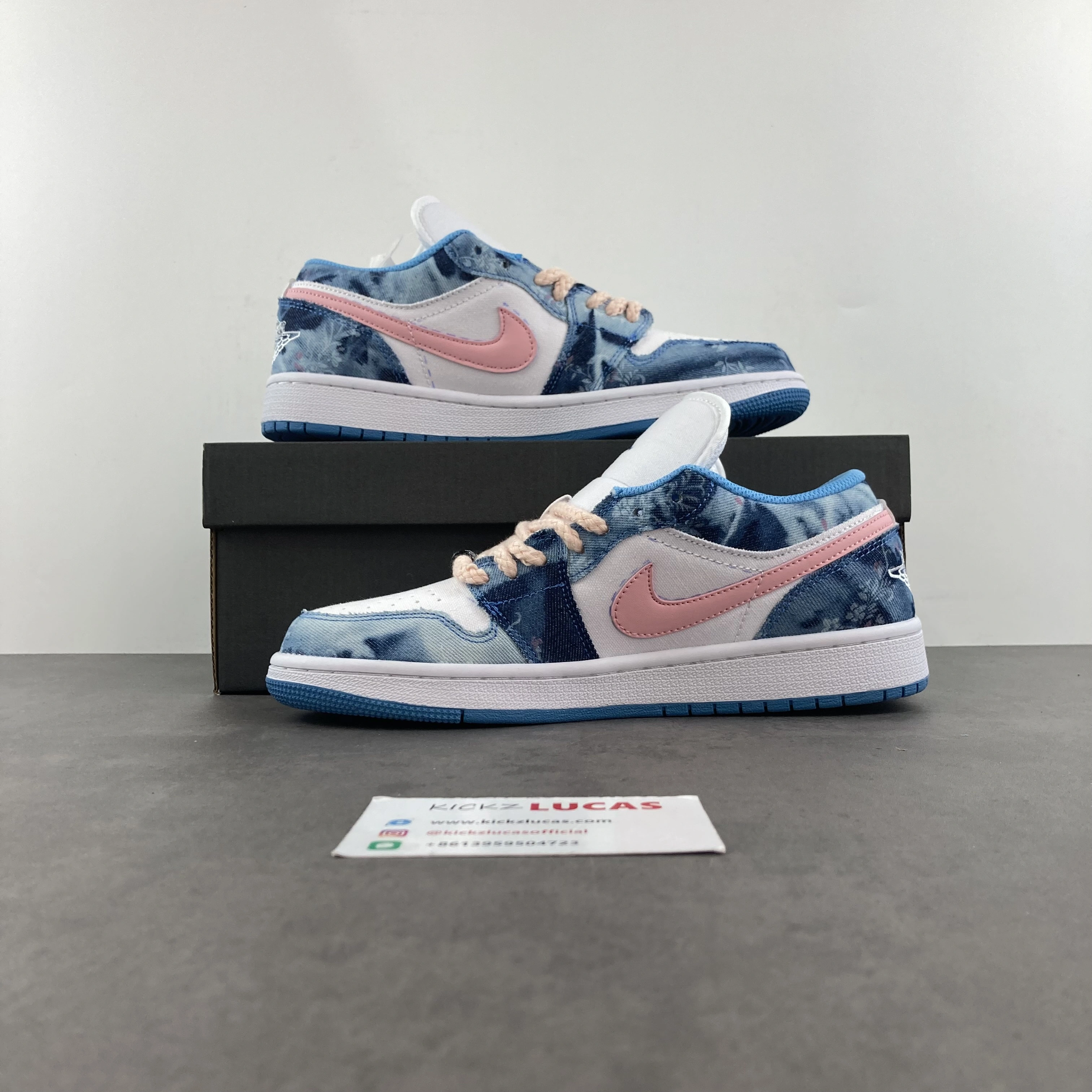 Efficient Air Jordan 1 Low Washed Denim Pink DM8947- 1497