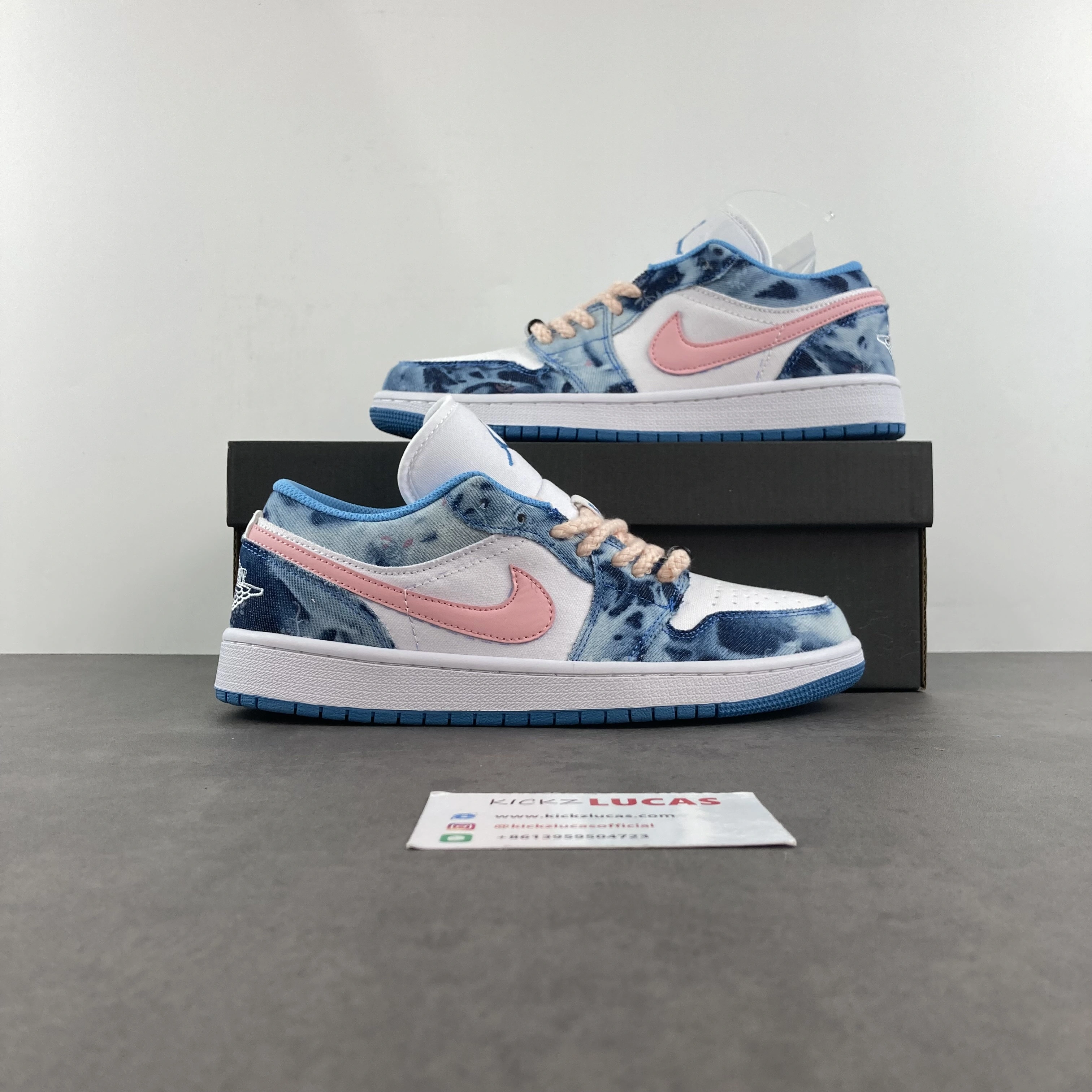 Efficient Air Jordan 1 Low Washed Denim Pink DM8947- 1497