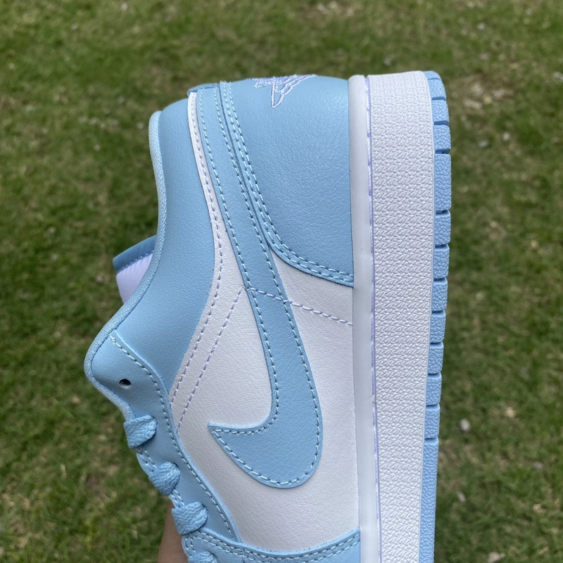 Air Jordan 1 Low White Ice Blue DC0774- Affordable 1459