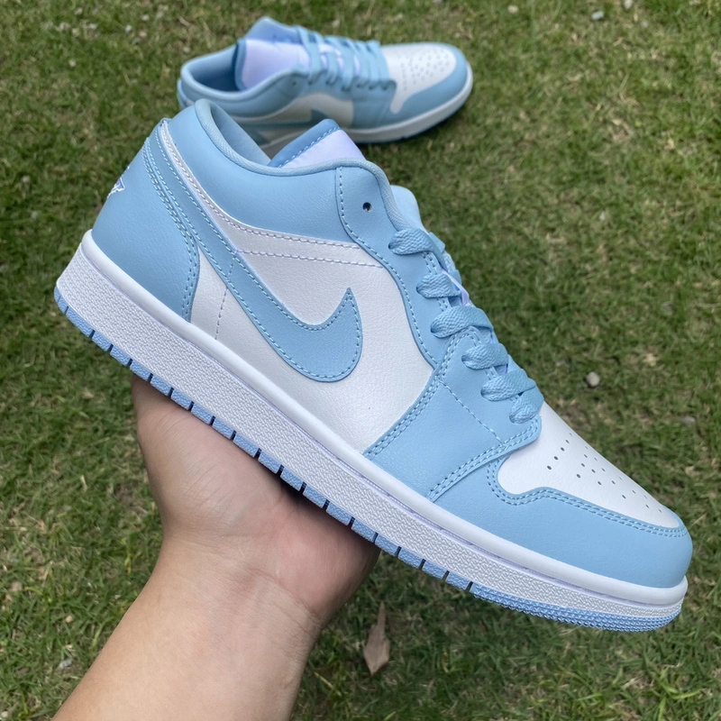 Air Jordan 1 Low White Ice Blue DC0774- Affordable 1459