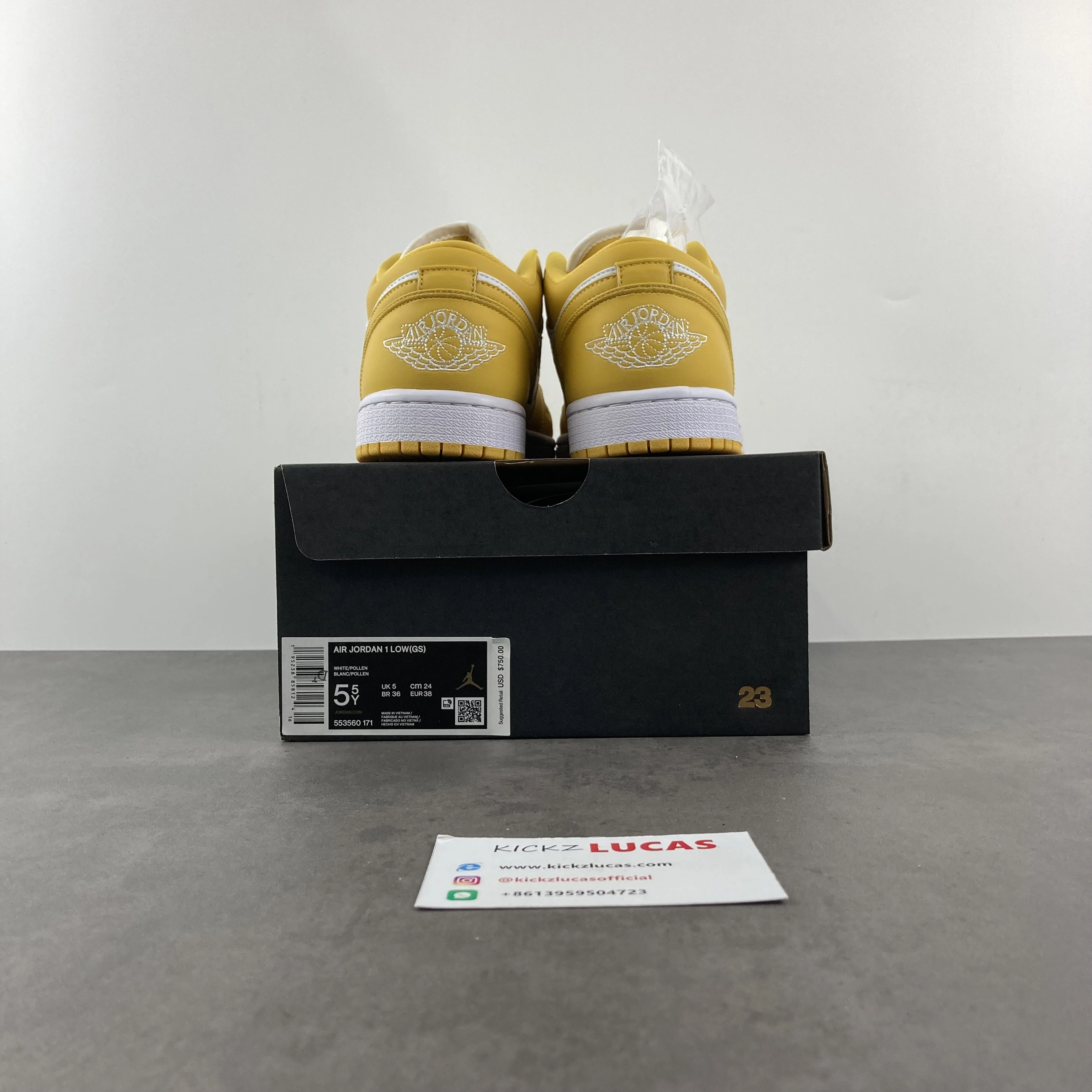 Cozy Air Jordan 1 Low White Pollen 553560- 1510