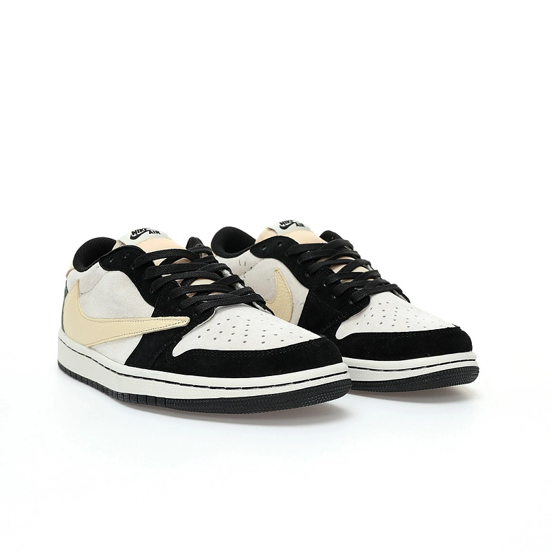 Colorful Air Jordan 1 Low x Travis Scott Green Black DM7866- 1457