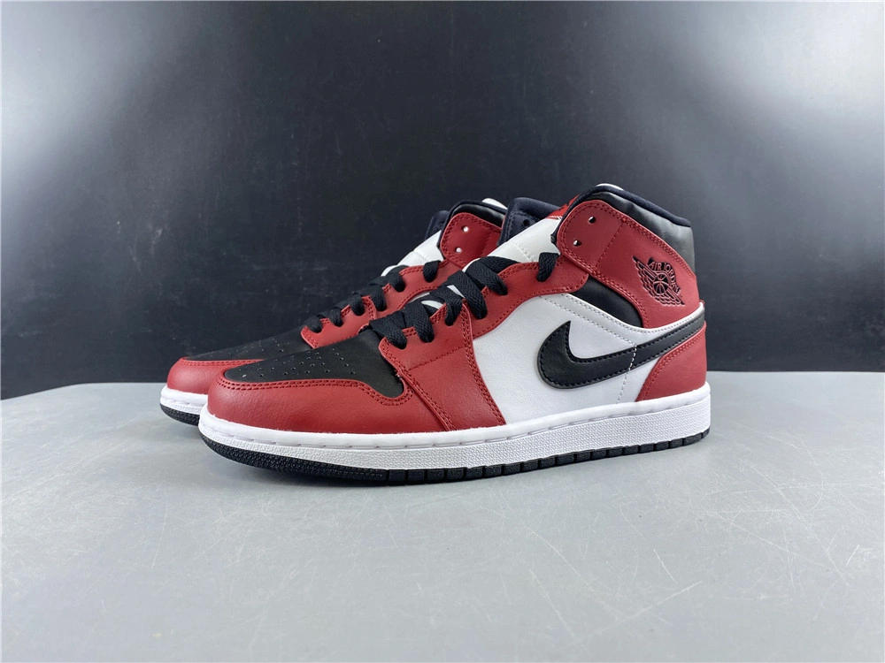 Air Jordan 1 Mid Chicago Toe 554724- Chic 1775