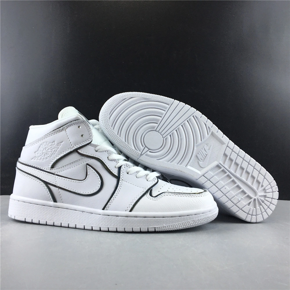 Air Jordan 1 Mid Iridescent Reflective White CK6587- Unisex 1770