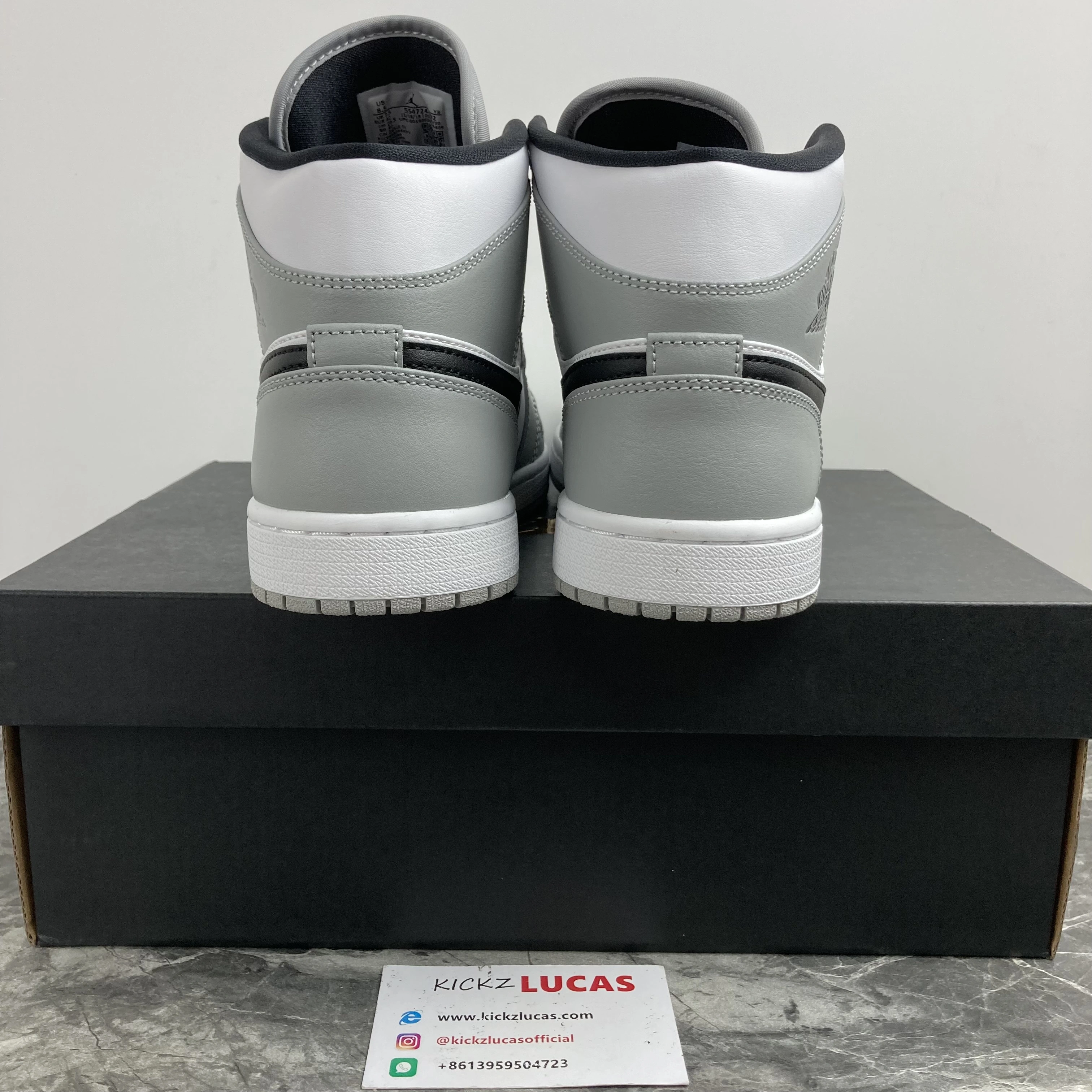 Efficient Air Jordan 1 Mid Light Smoke Grey 554724- 1694