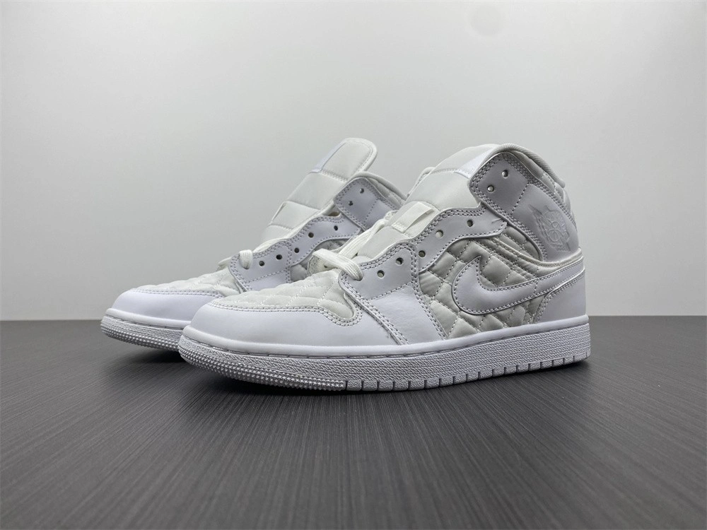 Air Jordan 1 Mid Quilted White DB6078- HighQuality 1651