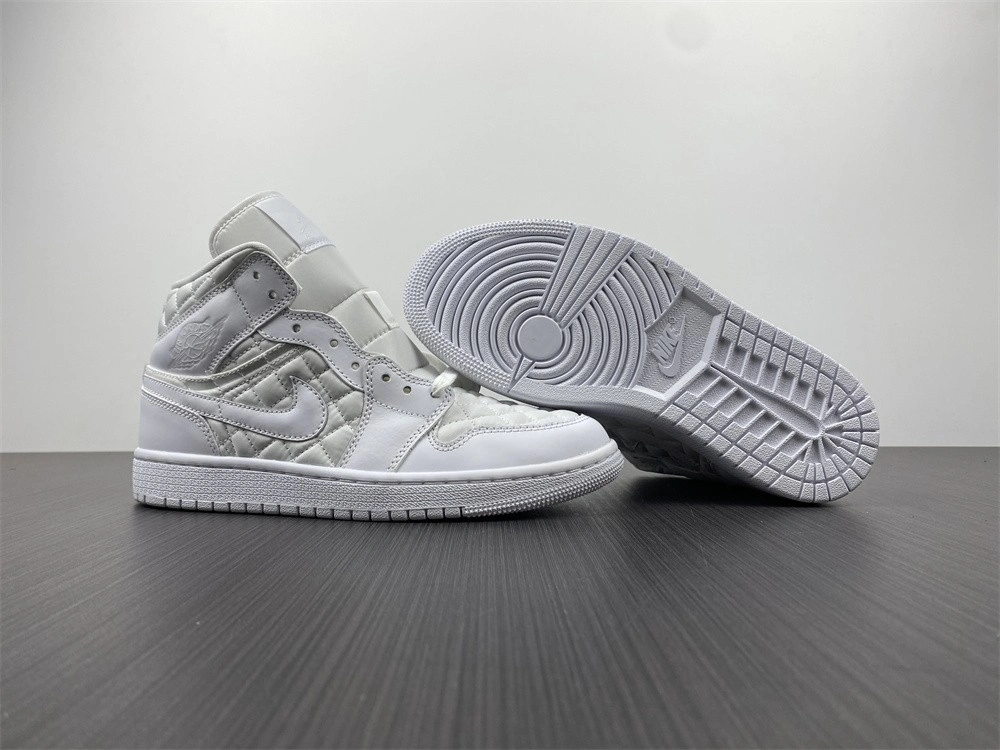 Air Jordan 1 Mid Quilted White DB6078- HighQuality 1651