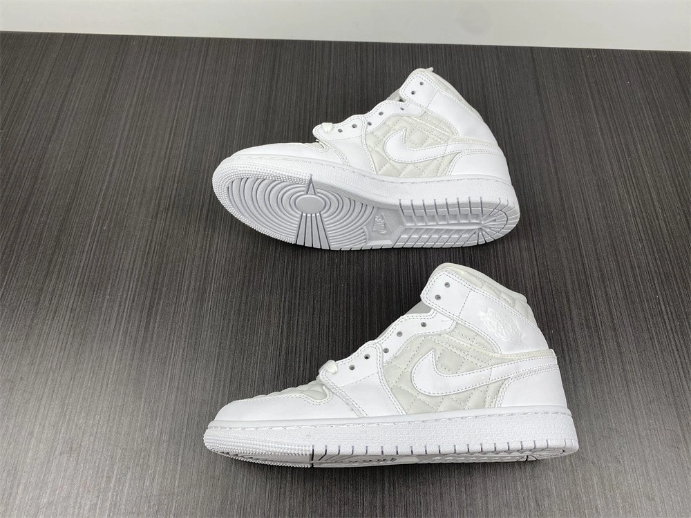 Air Jordan 1 Mid Quilted White DB6078- HighQuality 1651