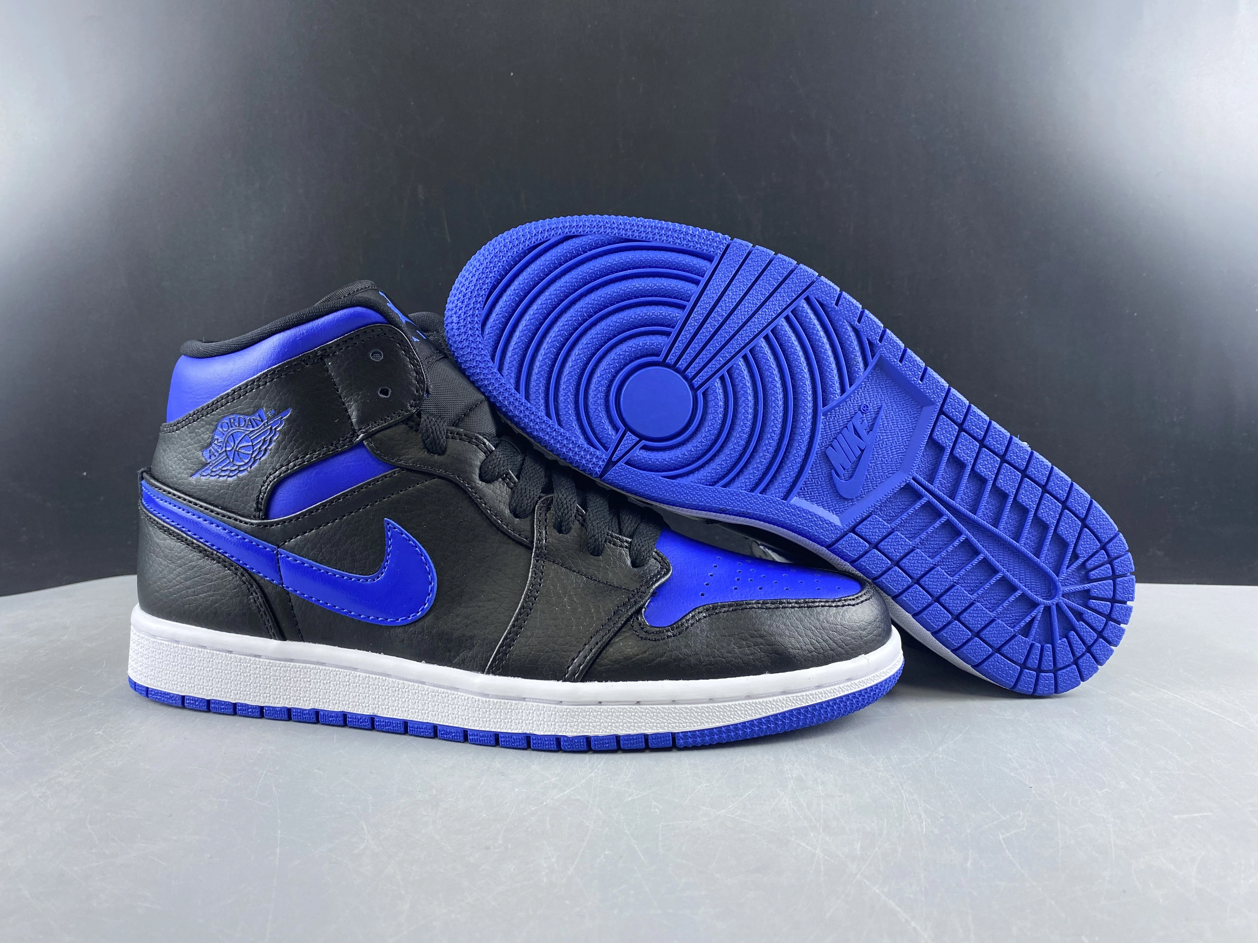 Breathable Air Jordan 1 Mid Royal 554724- 1774