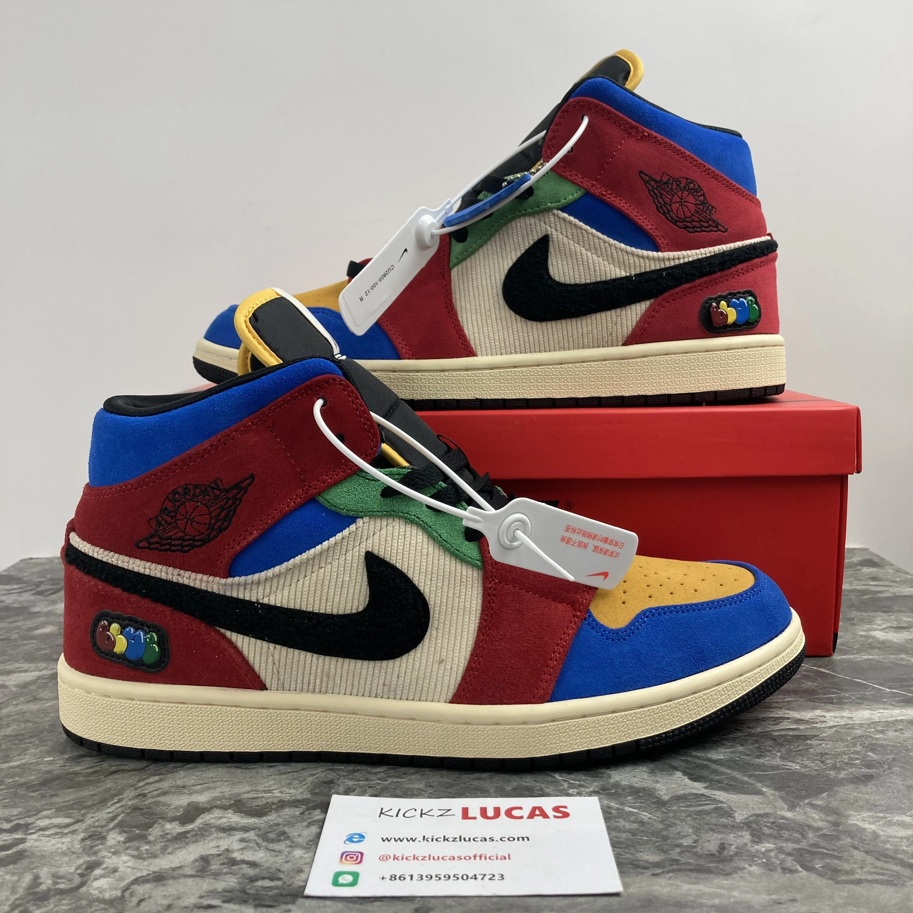 Popular Air Jordan 1 Mid SE Fearless Blue the Great CU2805- 1765