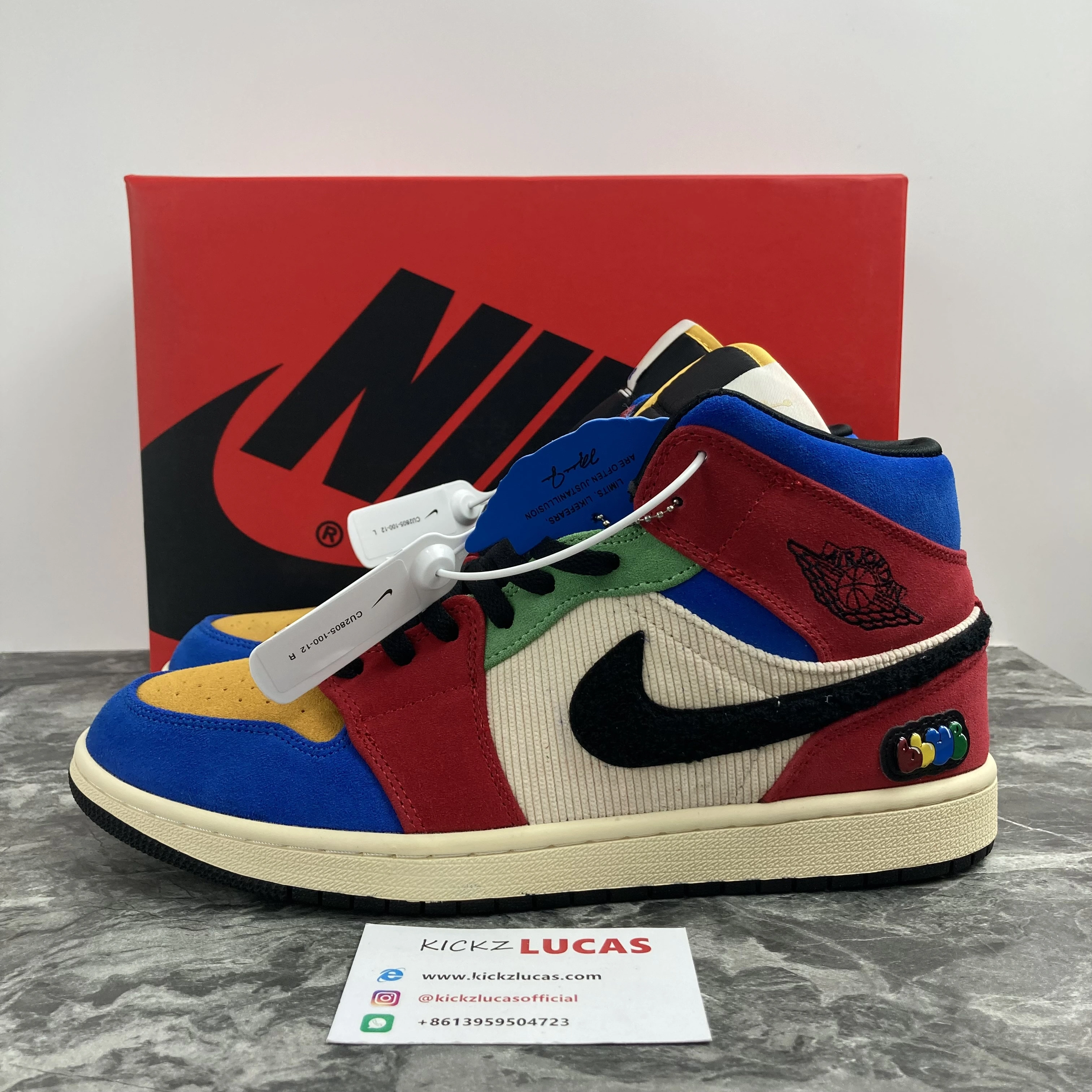 Popular Air Jordan 1 Mid SE Fearless Blue the Great CU2805- 1765