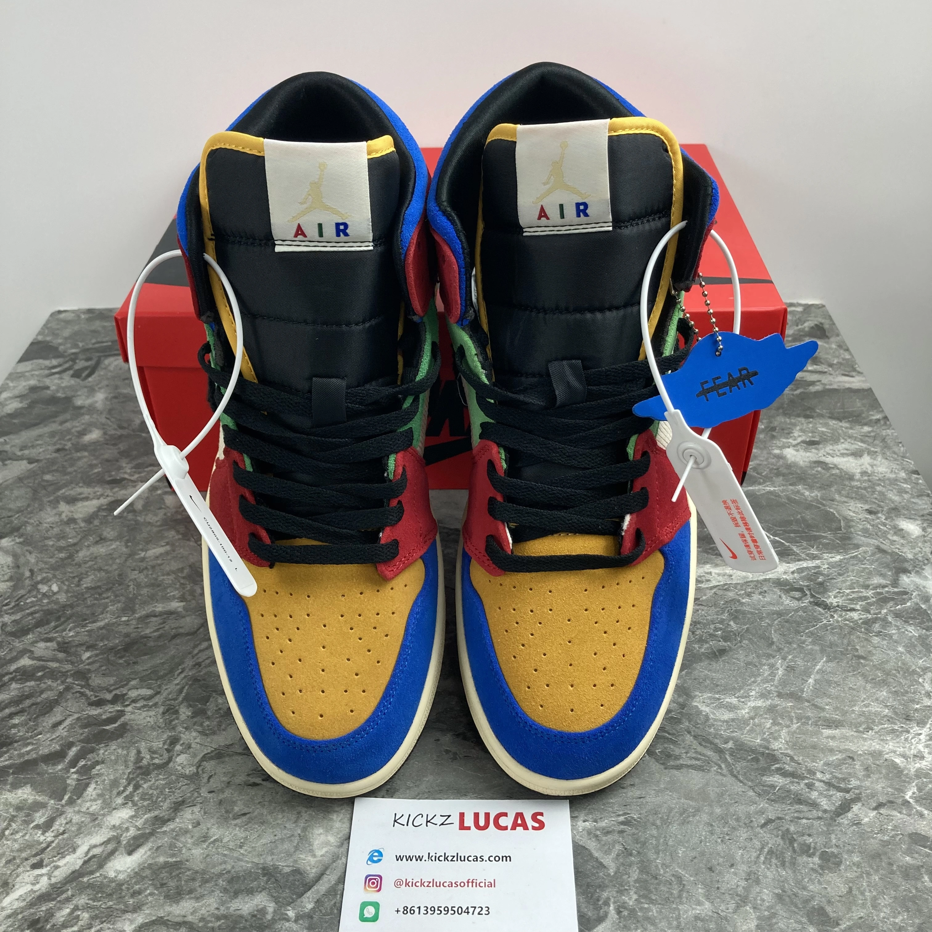 Popular Air Jordan 1 Mid SE Fearless Blue the Great CU2805- 1765