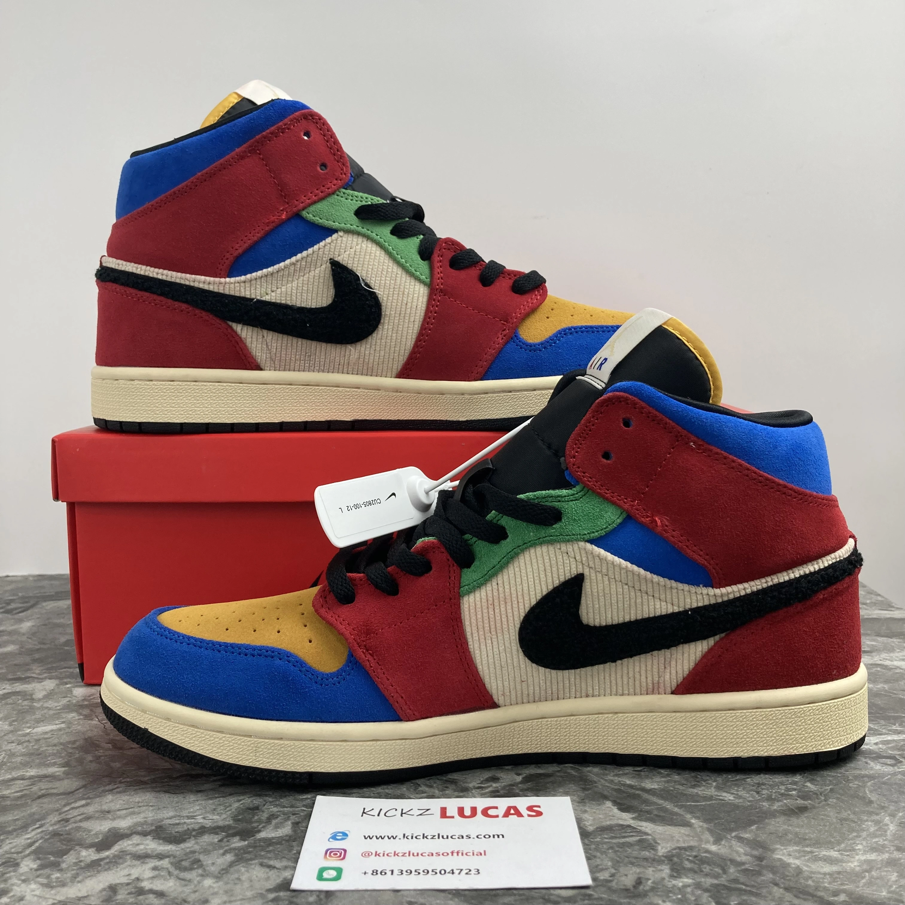 Popular Air Jordan 1 Mid SE Fearless Blue the Great CU2805- 1765