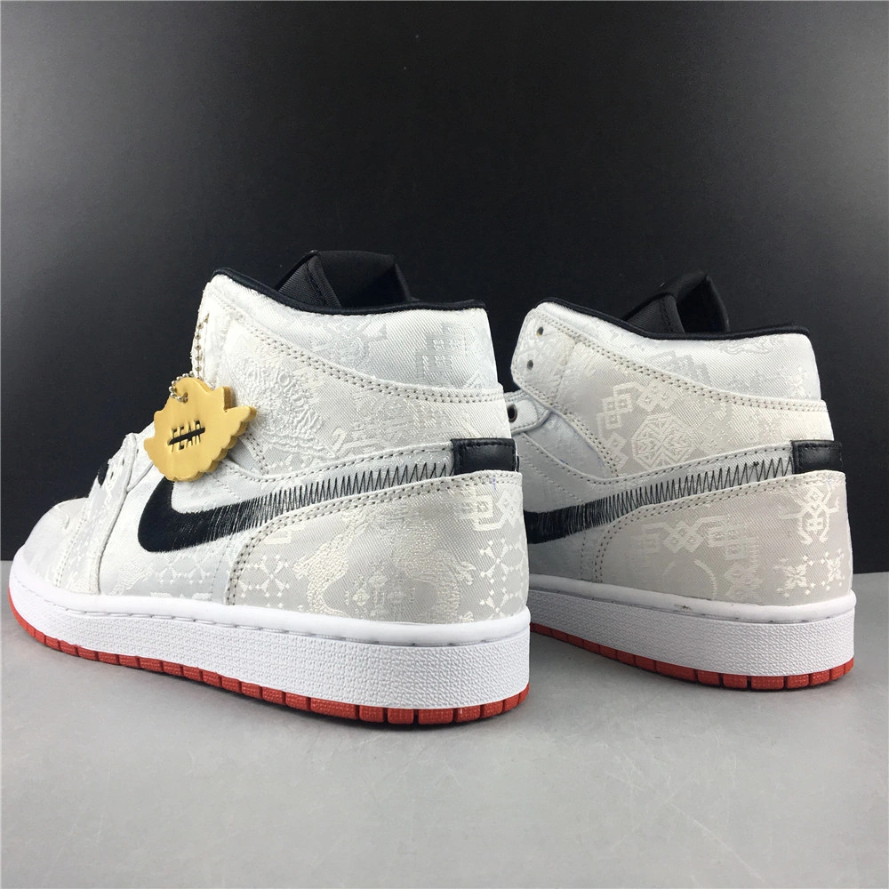 Stretchable Air Jordan 1 Mid SE Fearless Edison Chen CLOT CU2804- 1764