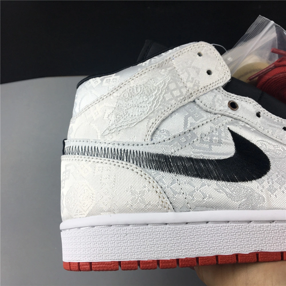 Stretchable Air Jordan 1 Mid SE Fearless Edison Chen CLOT CU2804- 1764