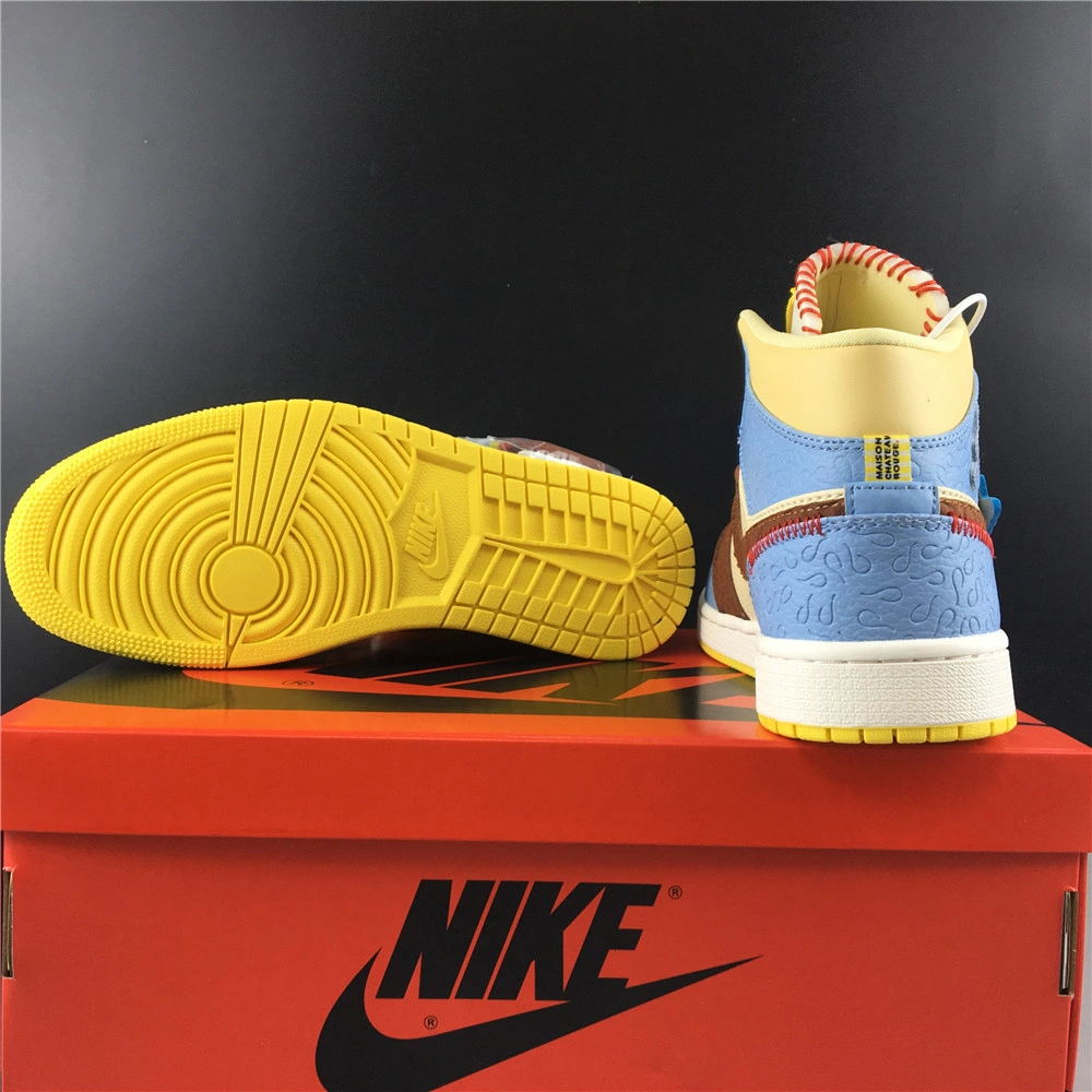 Air Jordan 1 Mid SE Fearless Maison Chateau Rouge CU2803- Lightweight 1766