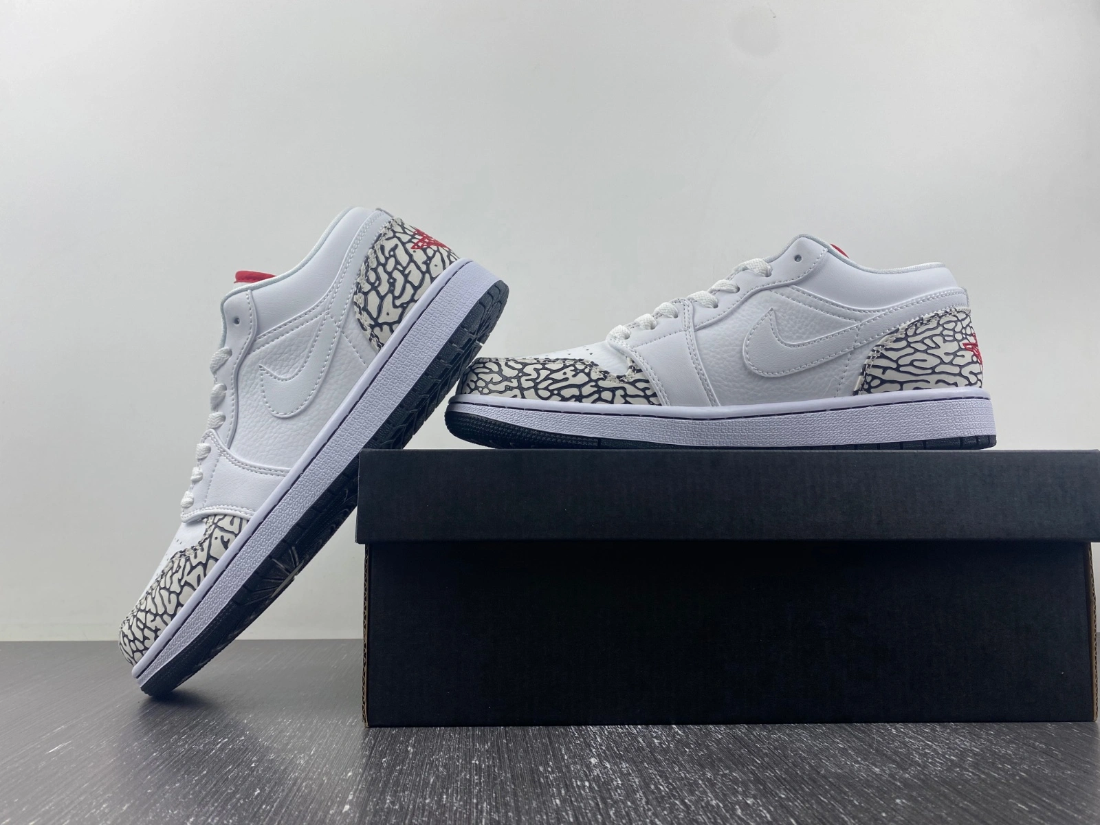 ComfortFit Air Jordan 1 Phat Low Cement Grey 338145-162 350571- 1448